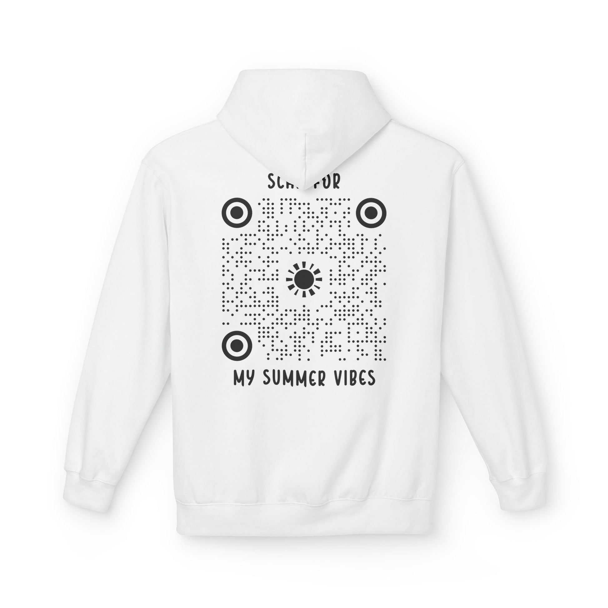 Summer – Hoodie – Scan for My Summer Vibes - QR NATION