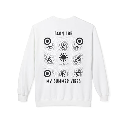 Summer – Sweatshirt – Scan for My Summer Vibes - QR NATION
