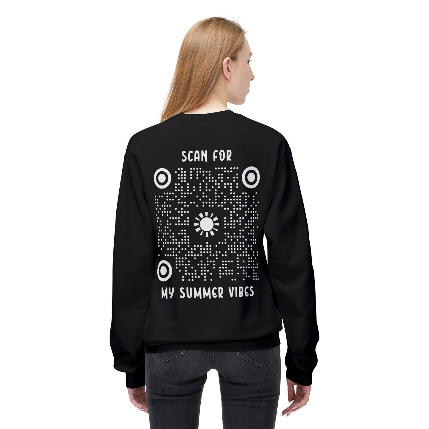 Summer – Sweatshirt – Scan for My Summer Vibes - QR NATION