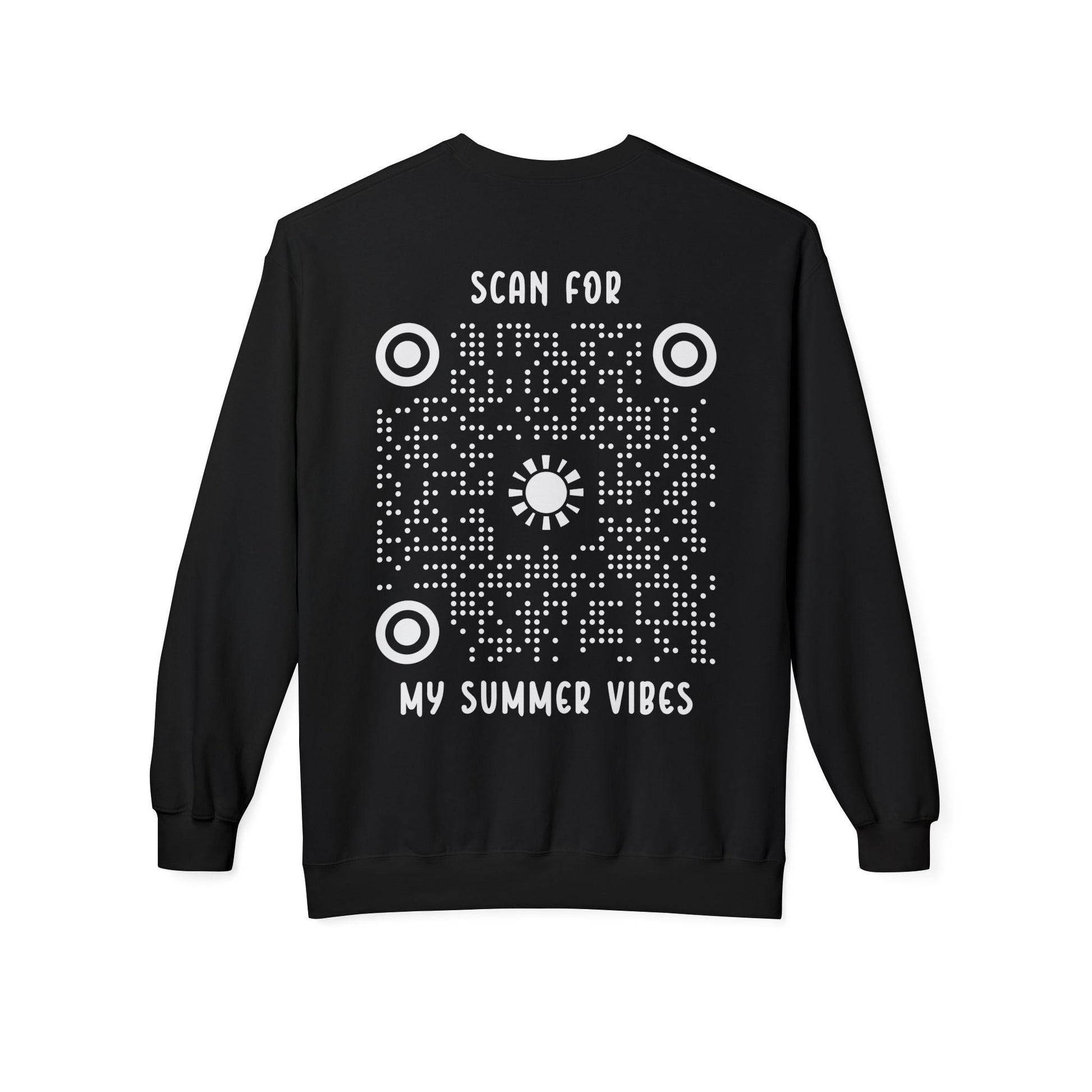 Summer – Sweatshirt – Scan for My Summer Vibes - QR NATION