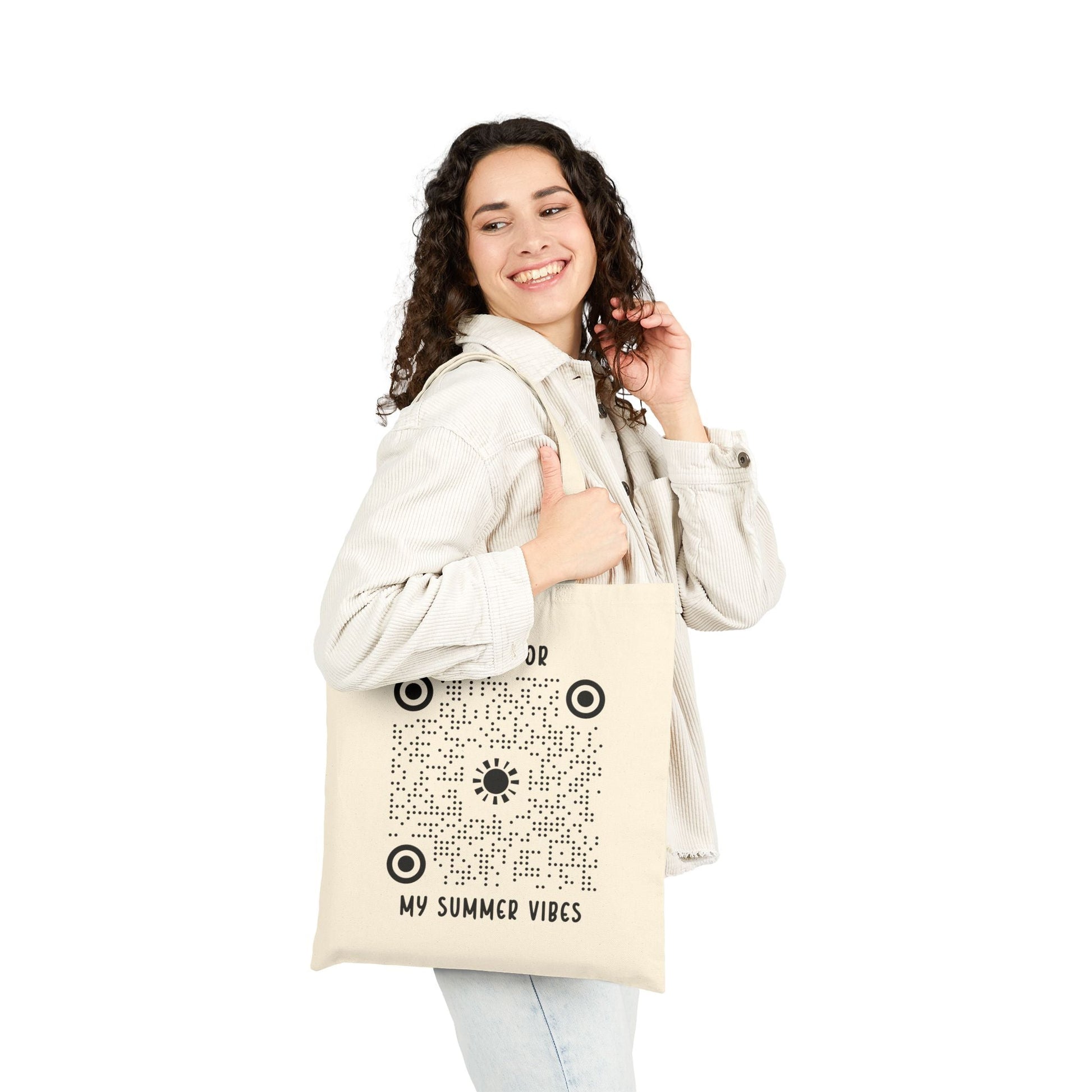 Summer – Tote Bag – Scan for My Summer Vibes - QR NATION
