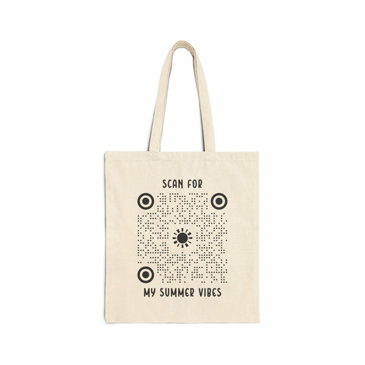 Summer – Tote Bag – Scan for My Summer Vibes - QR NATION
