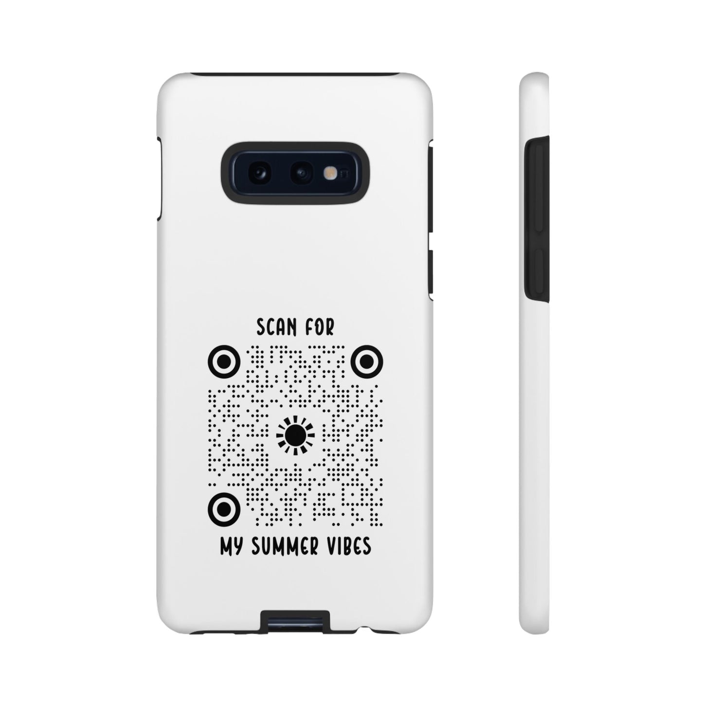 Summer – Tough Case – White – Scan for My Summer Vibes - QR NATION
