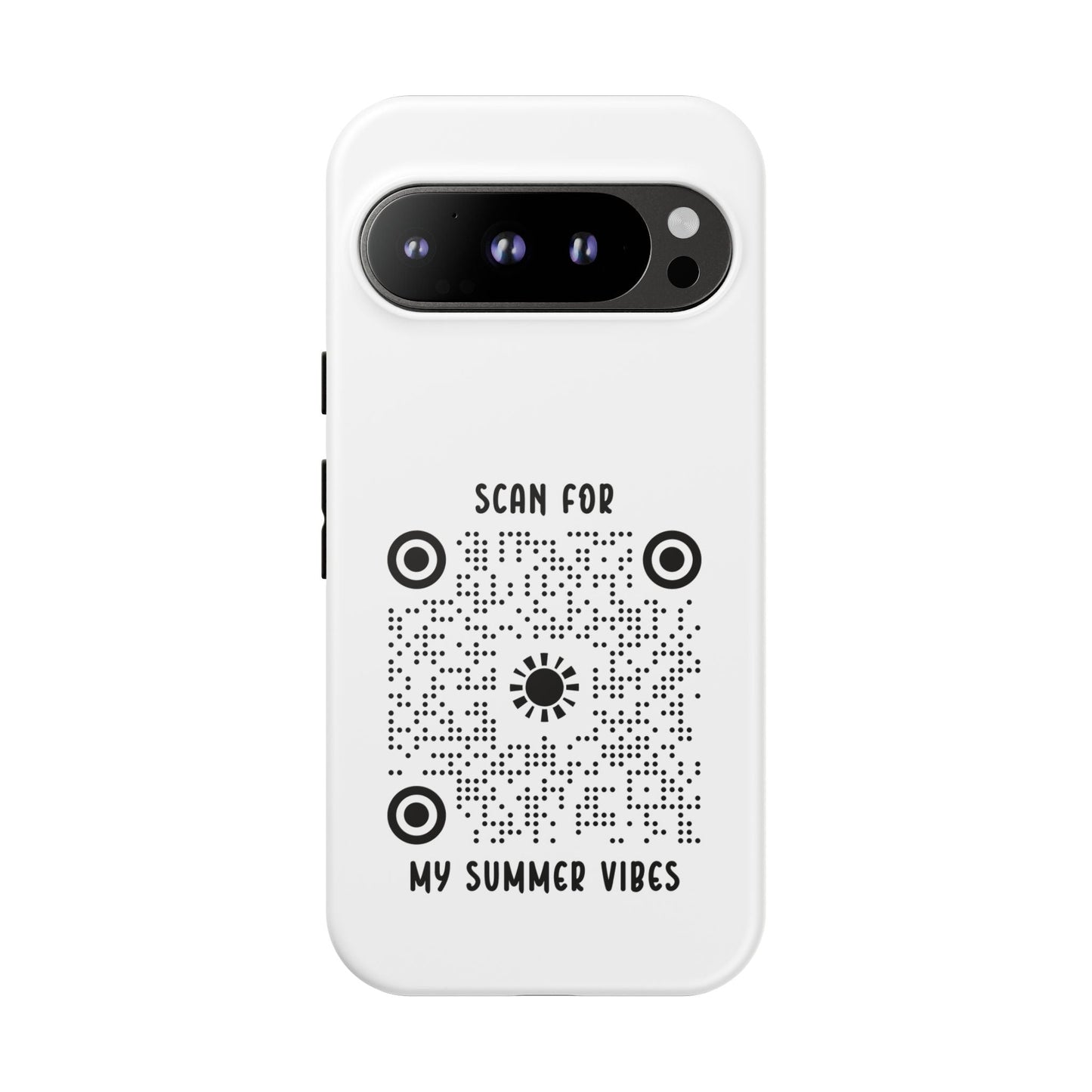 Summer – Tough Case – White – Scan for My Summer Vibes - QR NATION