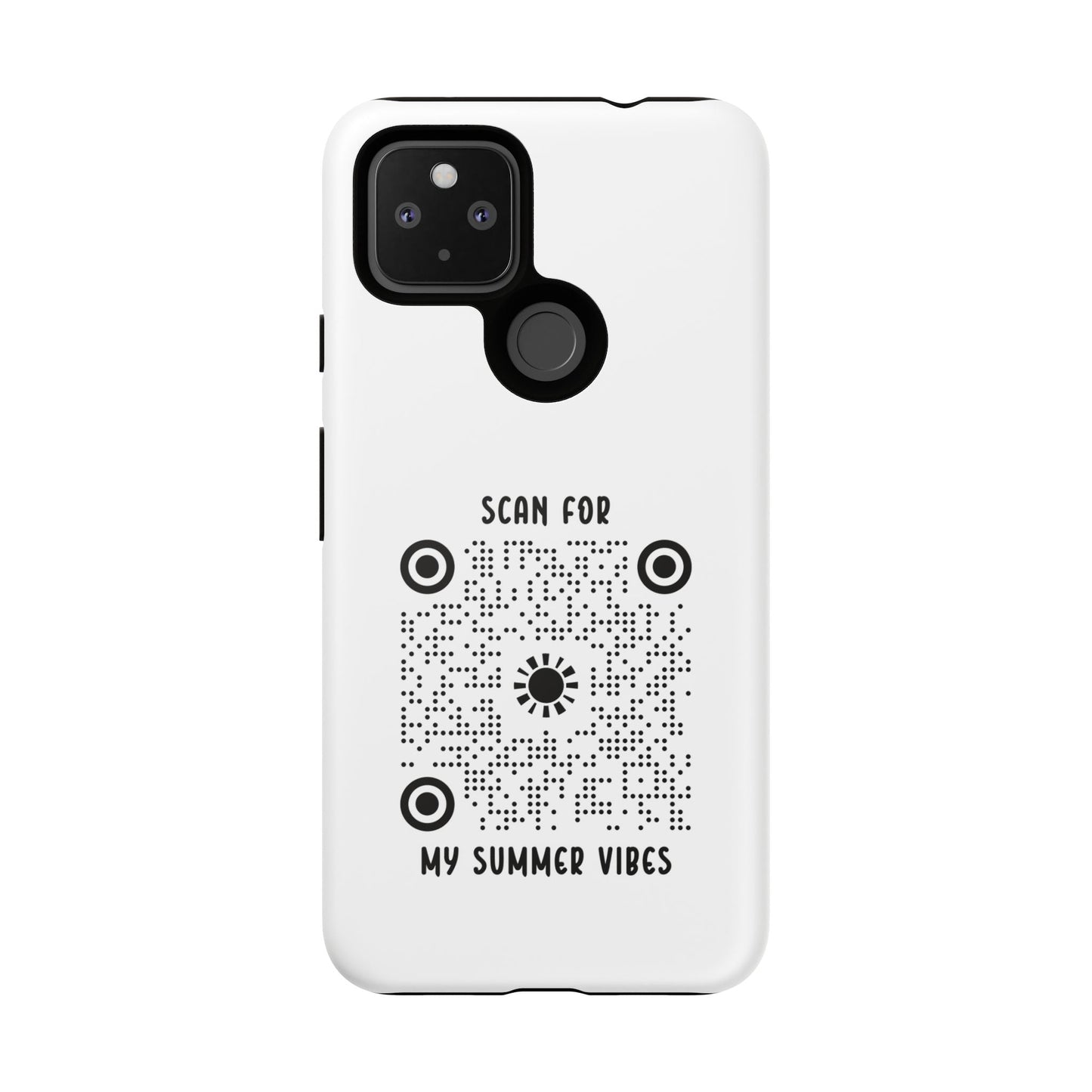 Summer – Tough Case – White – Scan for My Summer Vibes - QR NATION