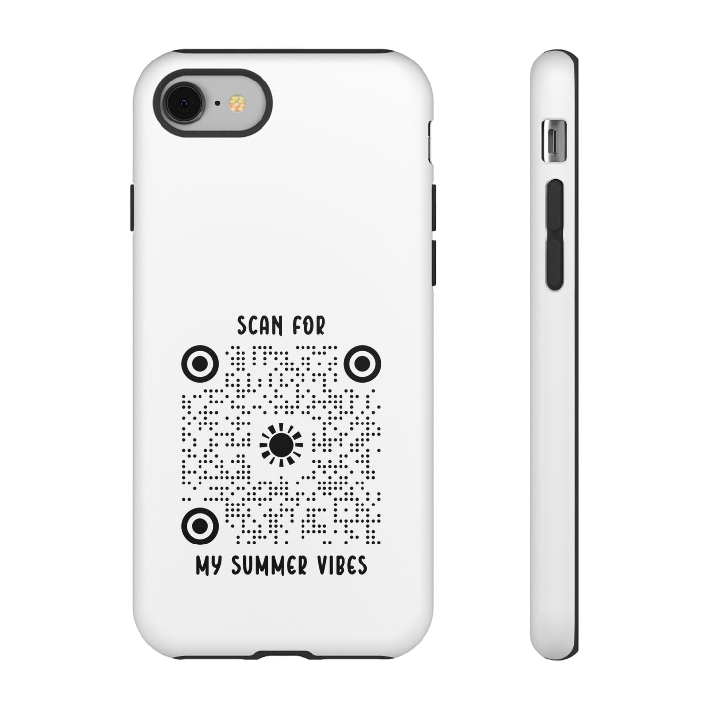 Summer – Tough Case – White – Scan for My Summer Vibes - QR NATION