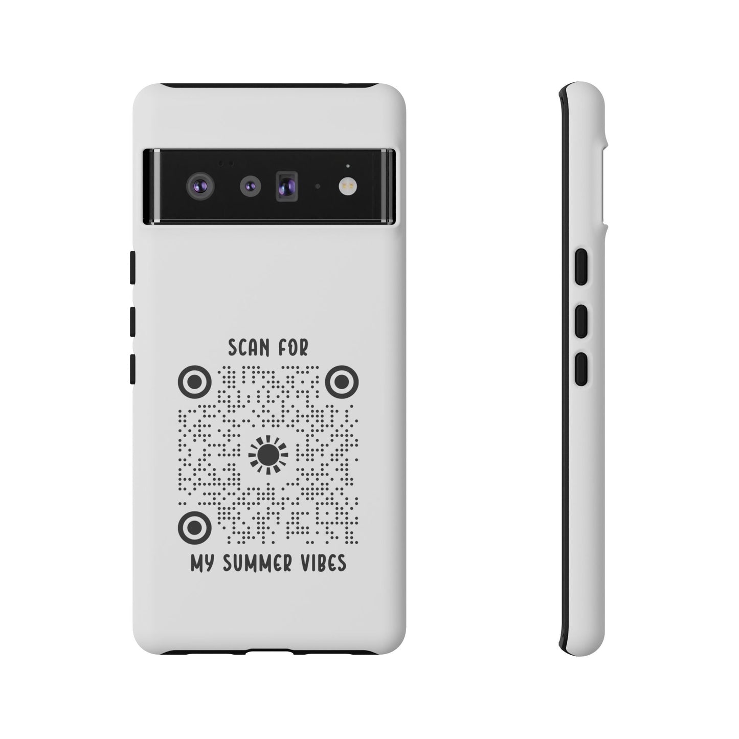 Summer – Tough Case – White – Scan for My Summer Vibes - QR NATION