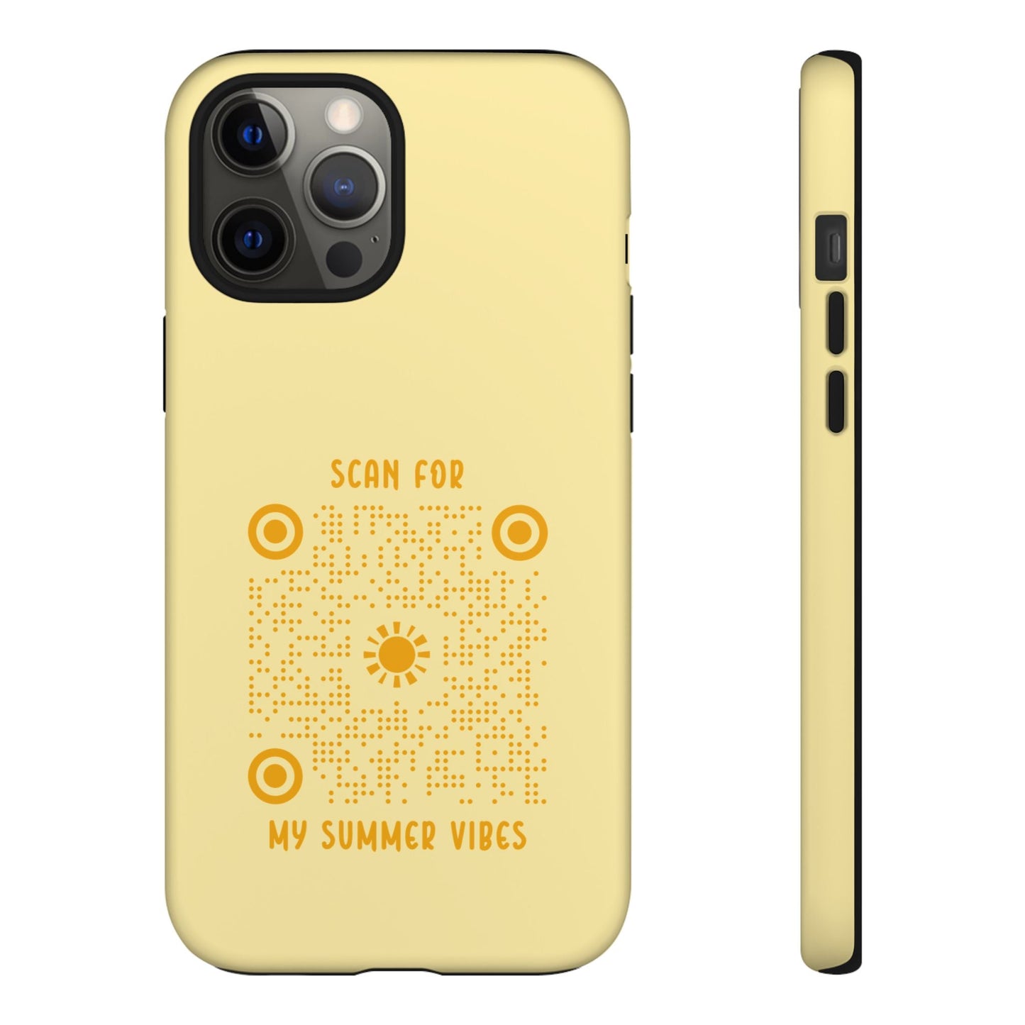 Summer – Tough Case – Yellow – Scan for My Summer Vibes - QR NATION
