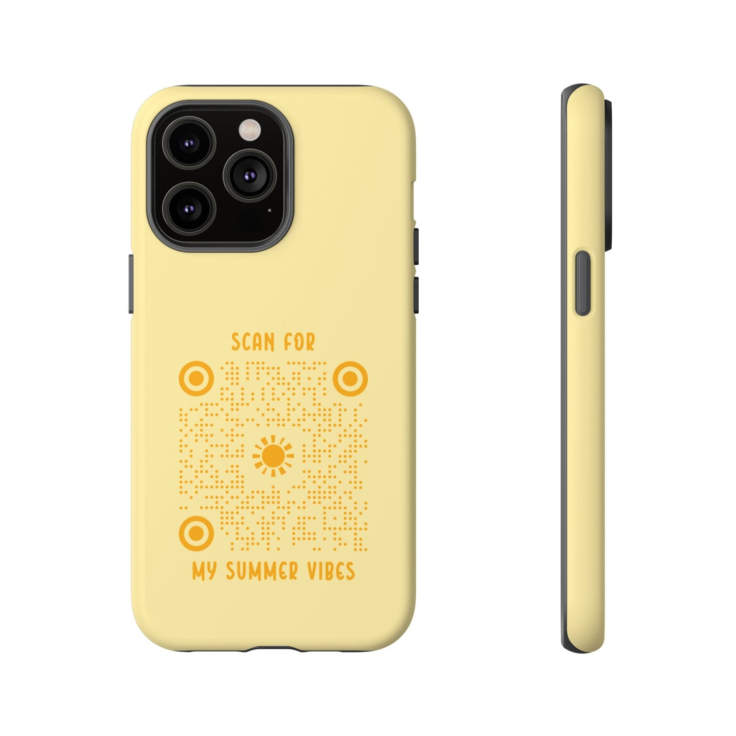 Summer – Tough Case – Yellow – Scan for My Summer Vibes - QR NATION