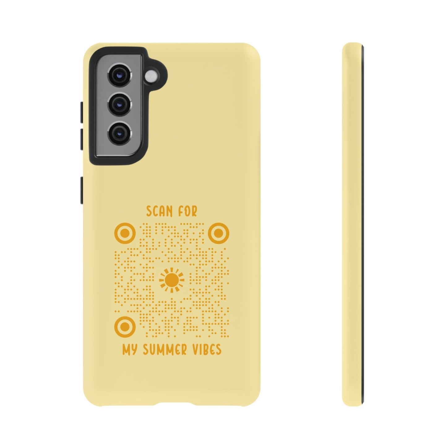 Summer – Tough Case – Yellow – Scan for My Summer Vibes - QR NATION