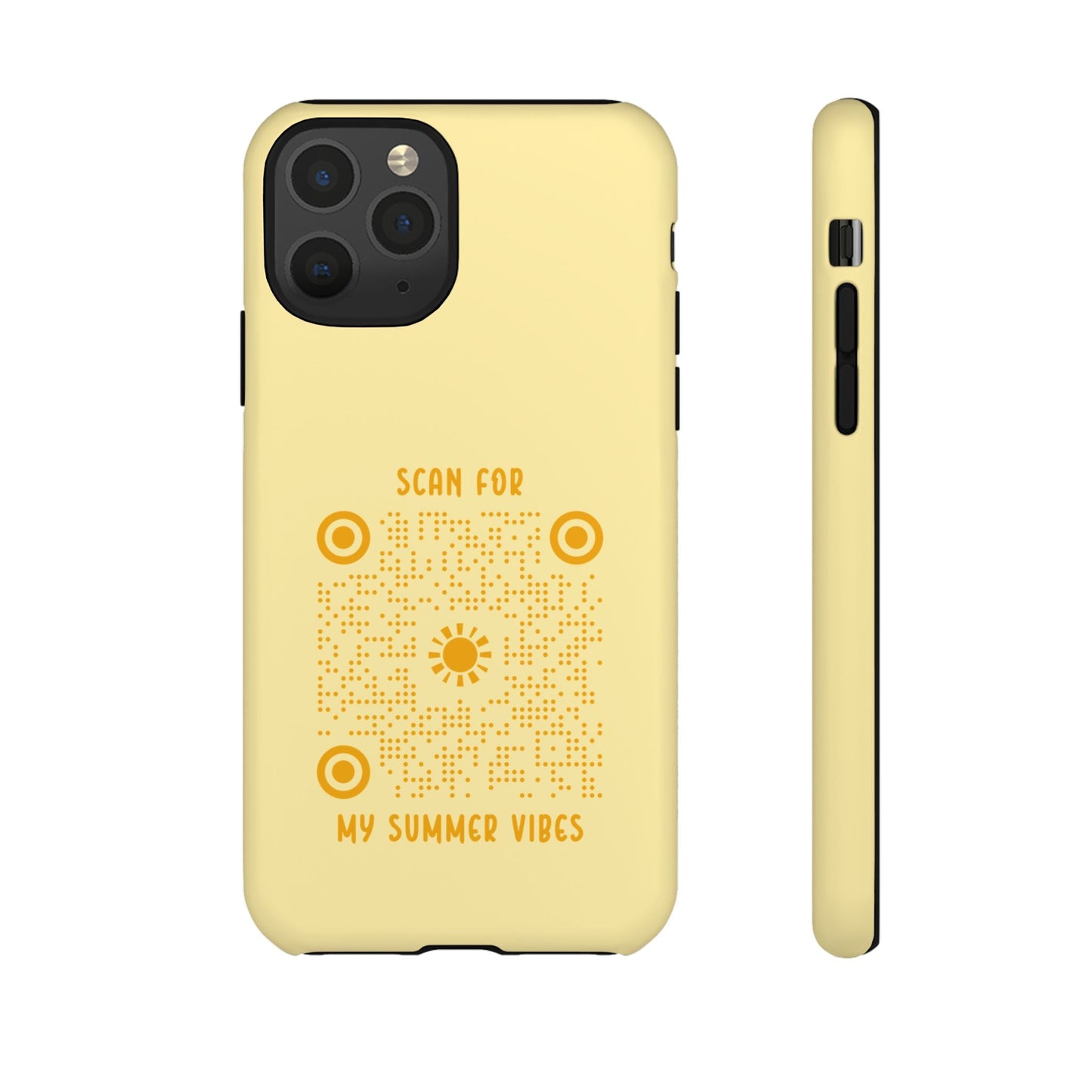 Summer – Tough Case – Yellow – Scan for My Summer Vibes - QR NATION