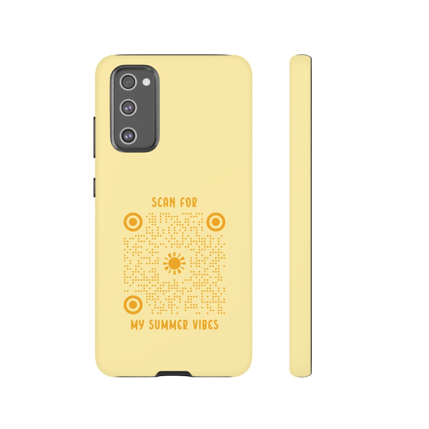 Summer – Tough Case – Yellow – Scan for My Summer Vibes - QR NATION