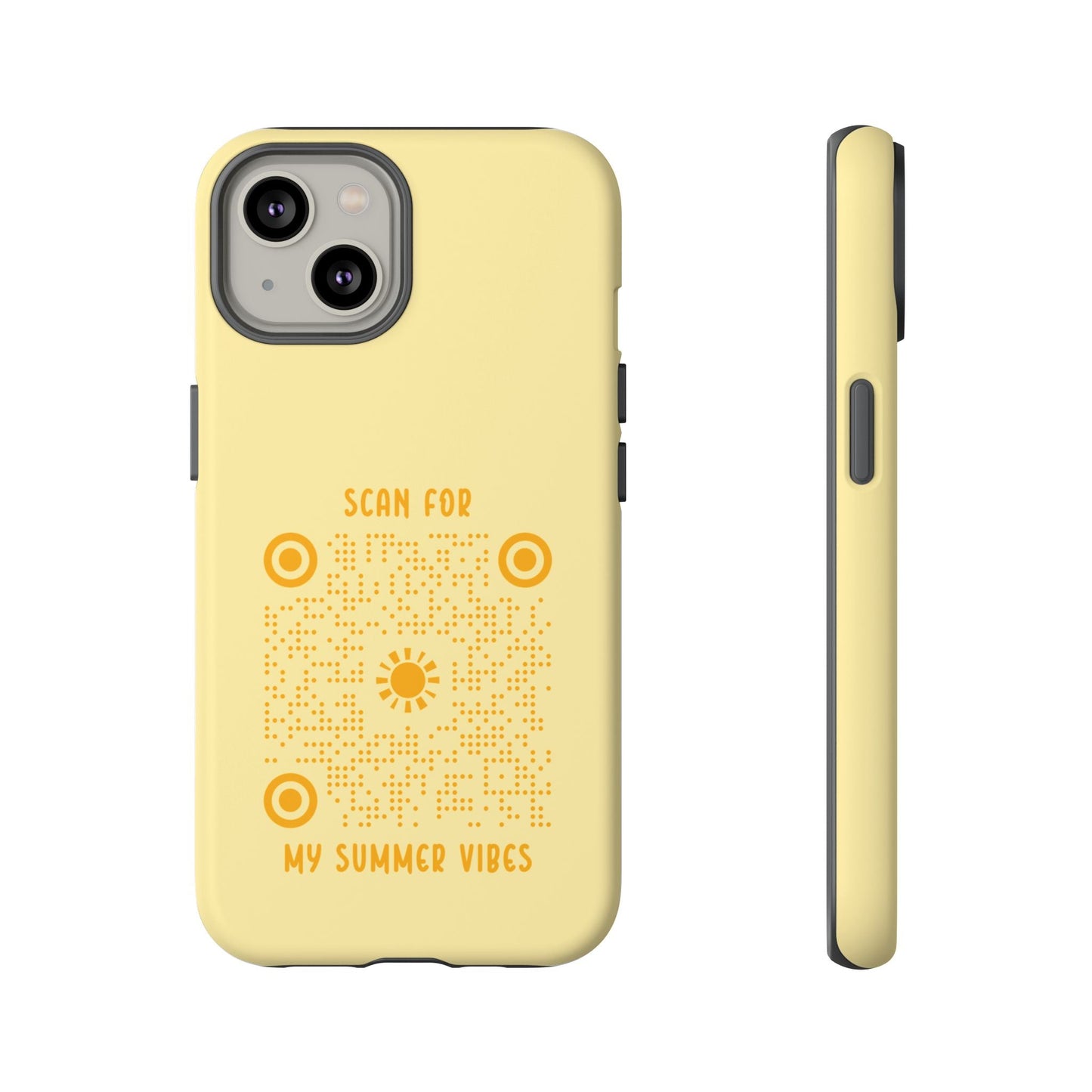 Summer – Tough Case – Yellow – Scan for My Summer Vibes - QR NATION