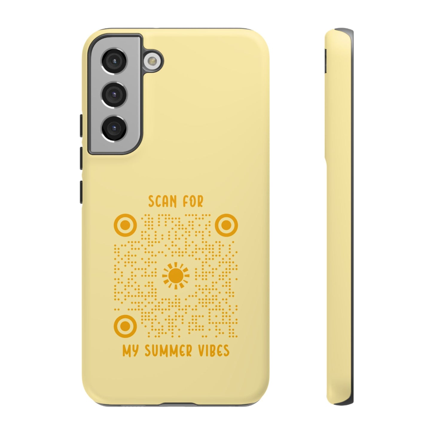 Summer – Tough Case – Yellow – Scan for My Summer Vibes - QR NATION