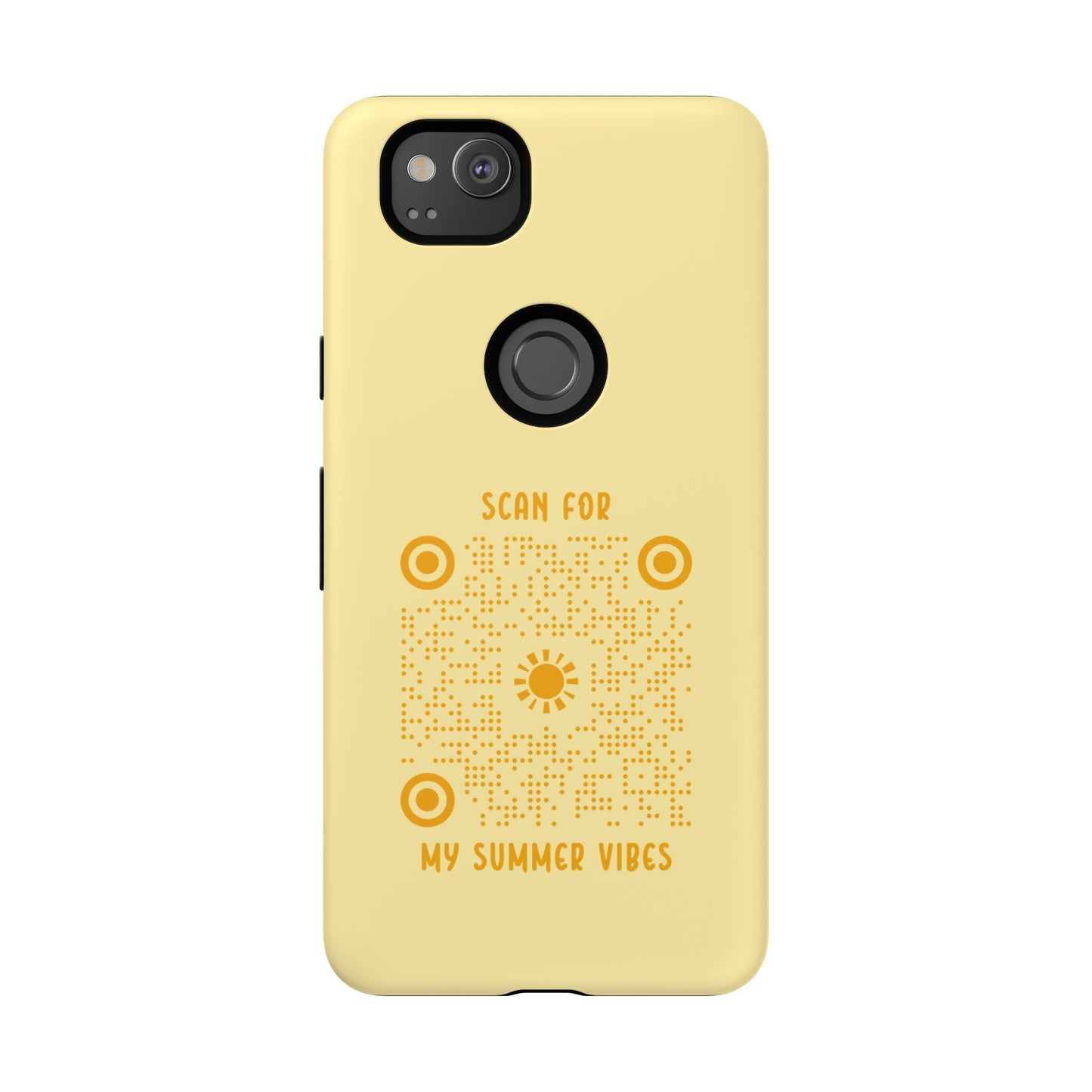 Summer – Tough Case – Yellow – Scan for My Summer Vibes - QR NATION