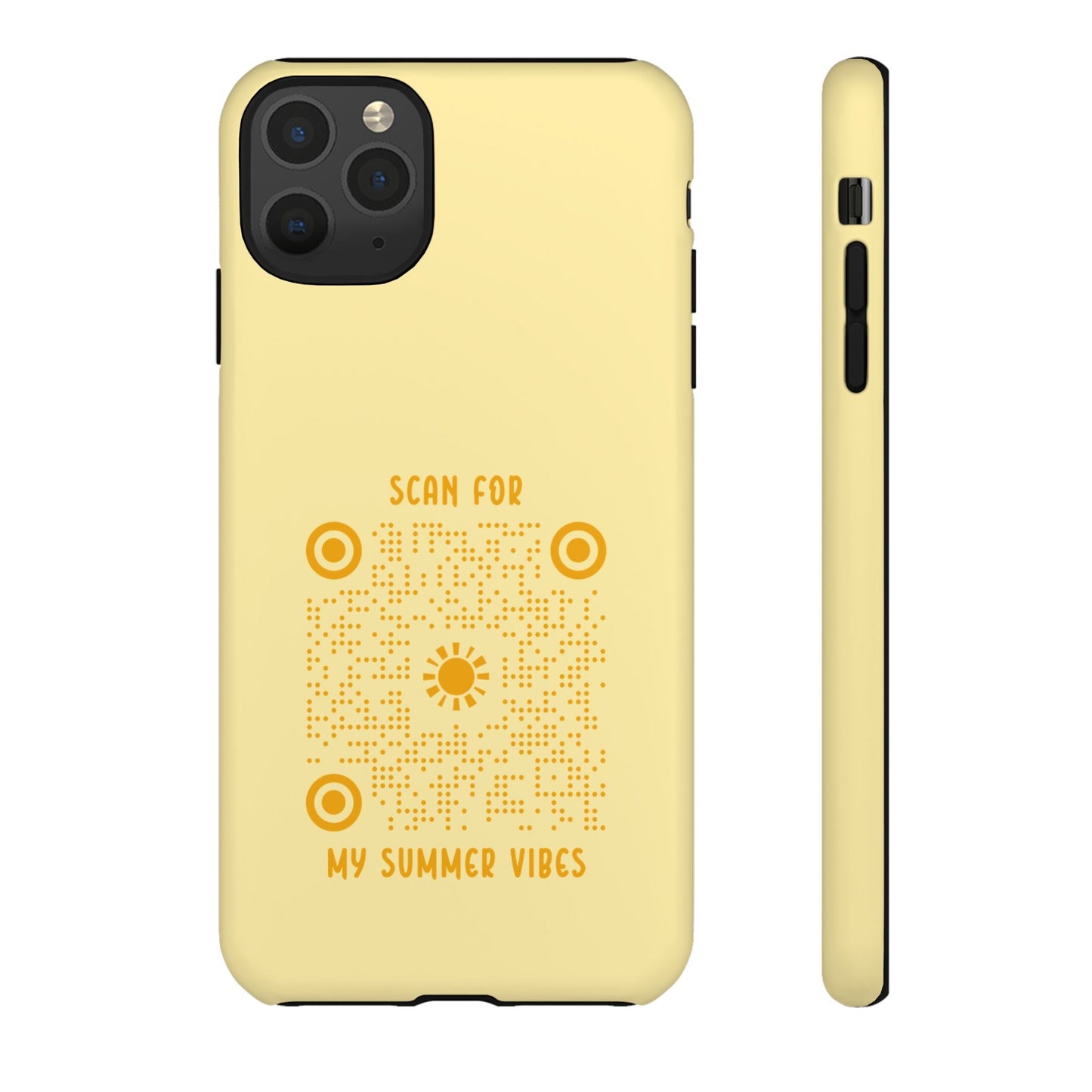 Summer – Tough Case – Yellow – Scan for My Summer Vibes - QR NATION