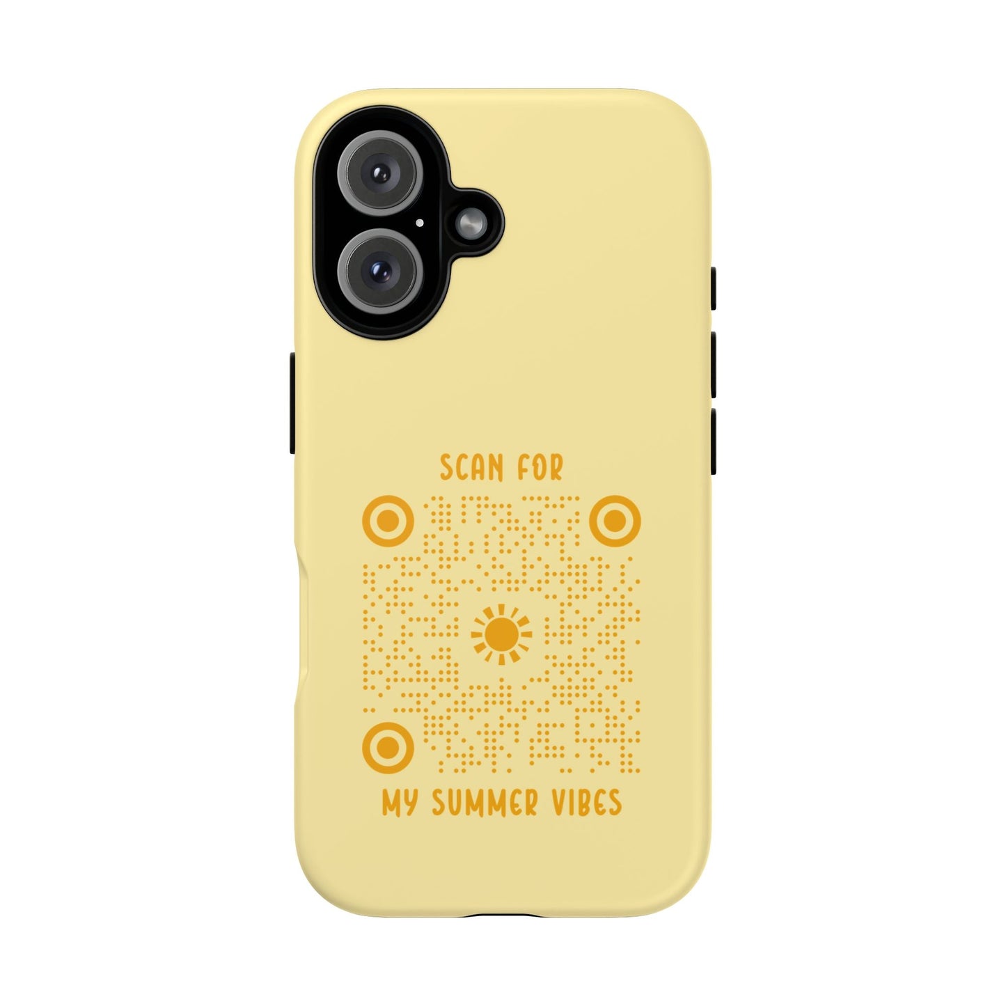 Summer – Tough Case – Yellow – Scan for My Summer Vibes - QR NATION