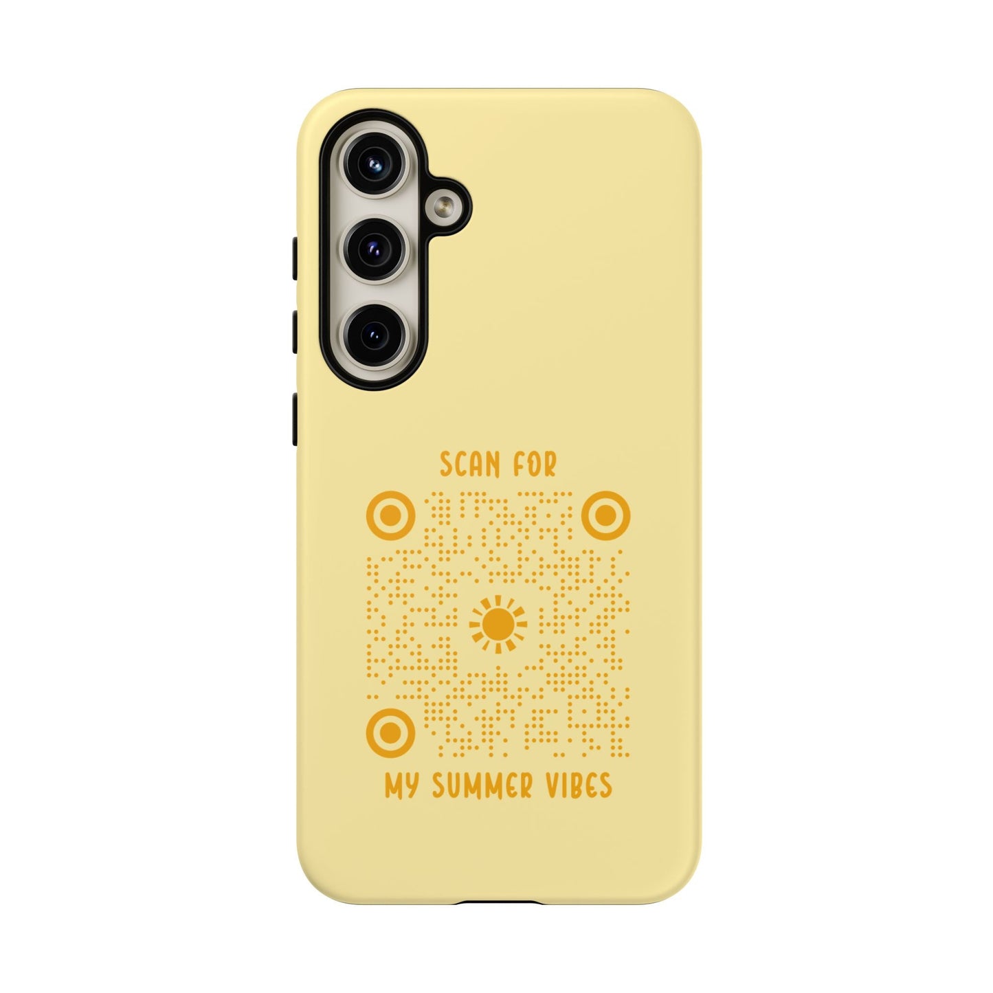 Summer – Tough Case – Yellow – Scan for My Summer Vibes - QR NATION