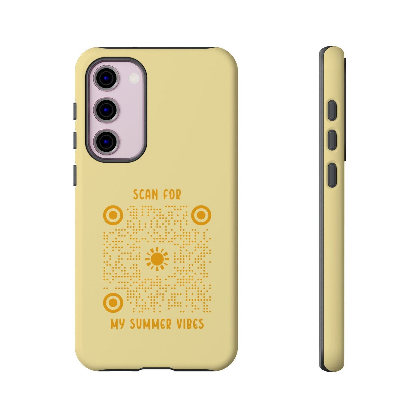 Summer – Tough Case – Yellow – Scan for My Summer Vibes - QR NATION