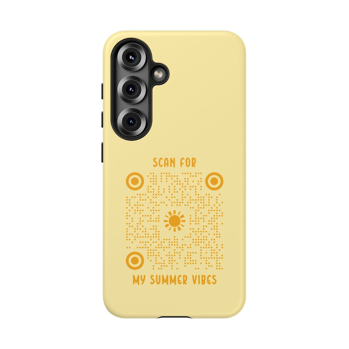Summer – Tough Case – Yellow – Scan for My Summer Vibes - QR NATION