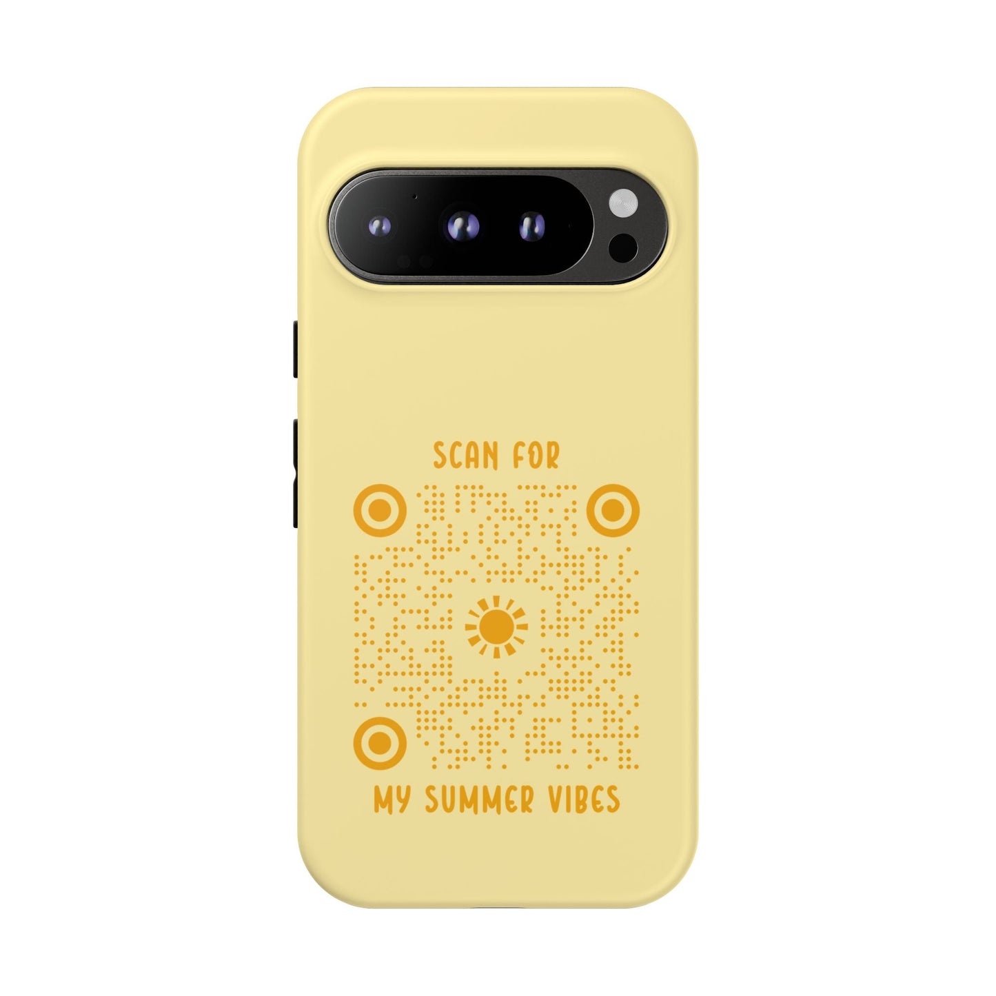 Summer – Tough Case – Yellow – Scan for My Summer Vibes - QR NATION