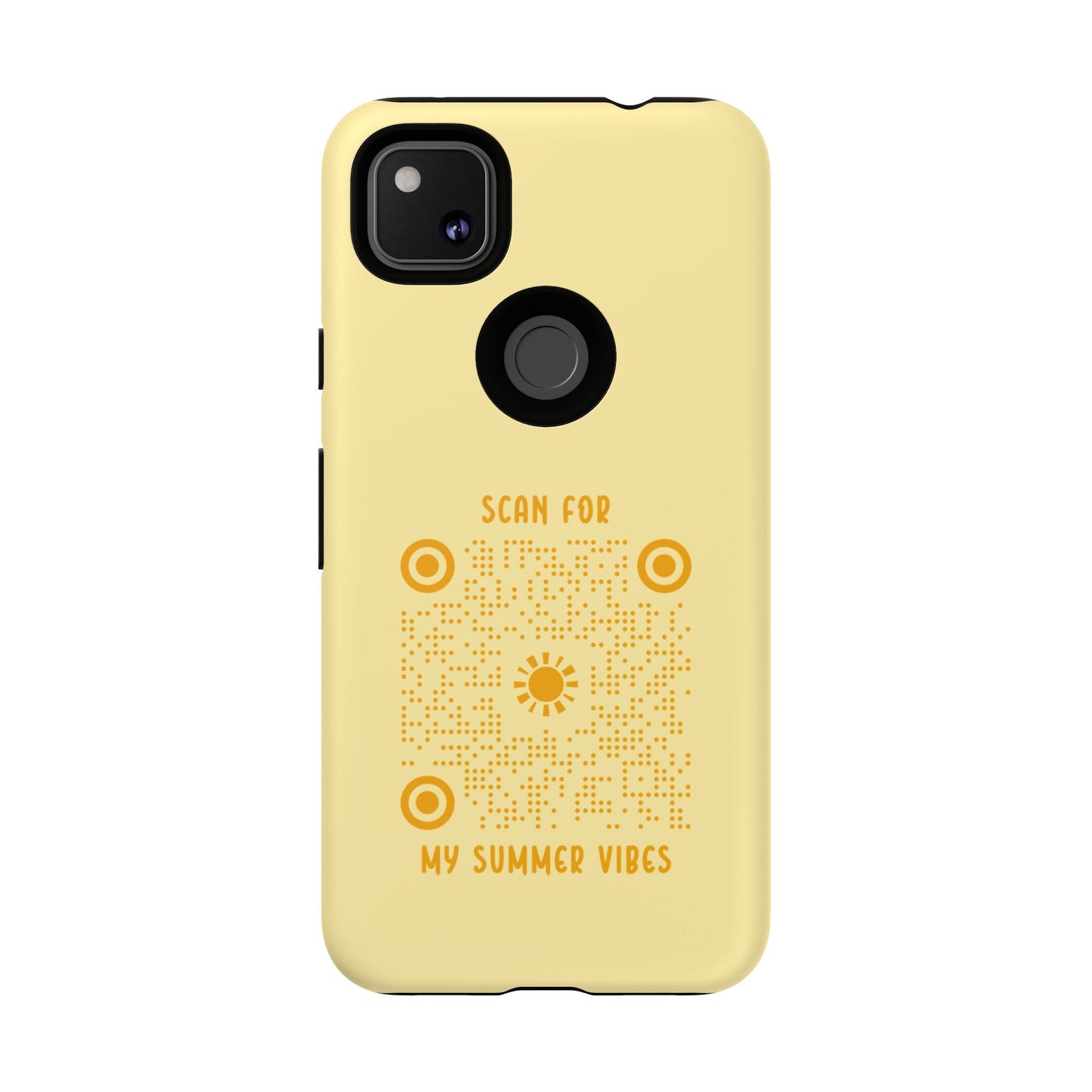 Summer – Tough Case – Yellow – Scan for My Summer Vibes - QR NATION