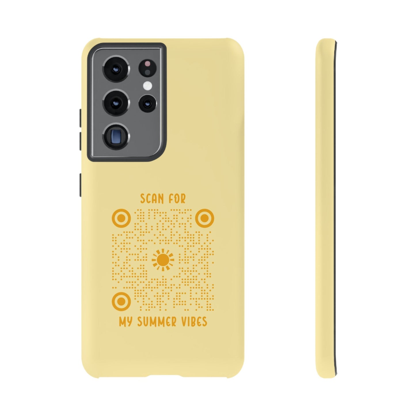 Summer – Tough Case – Yellow – Scan for My Summer Vibes - QR NATION