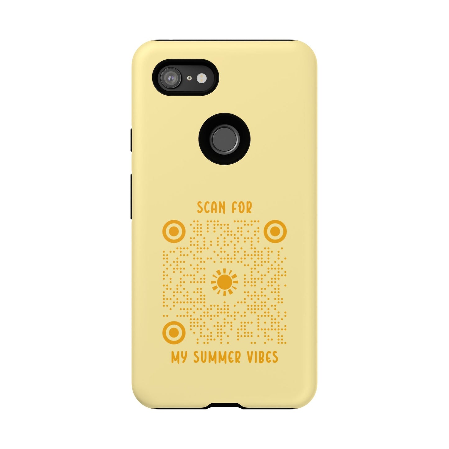 Summer – Tough Case – Yellow – Scan for My Summer Vibes - QR NATION