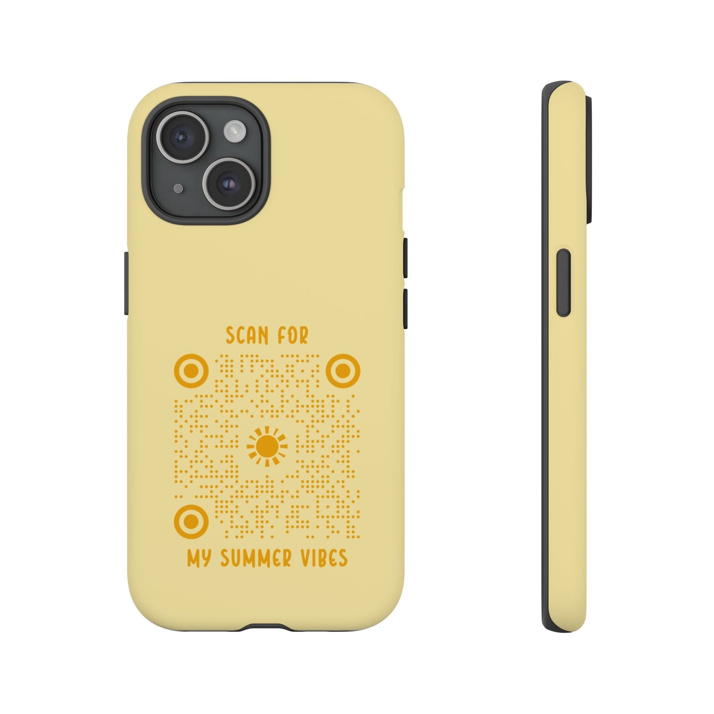 Summer – Tough Case – Yellow – Scan for My Summer Vibes - QR NATION