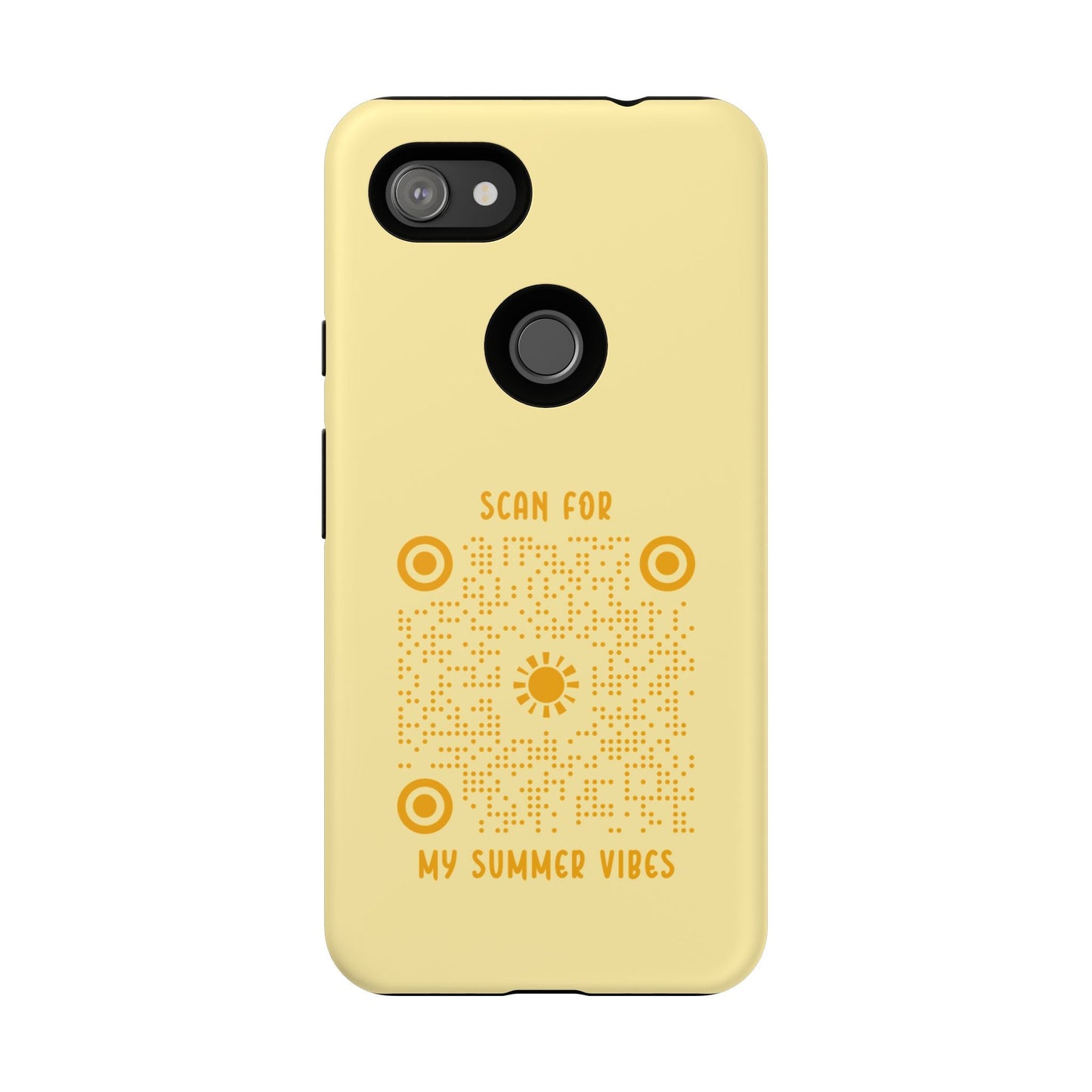 Summer – Tough Case – Yellow – Scan for My Summer Vibes - QR NATION