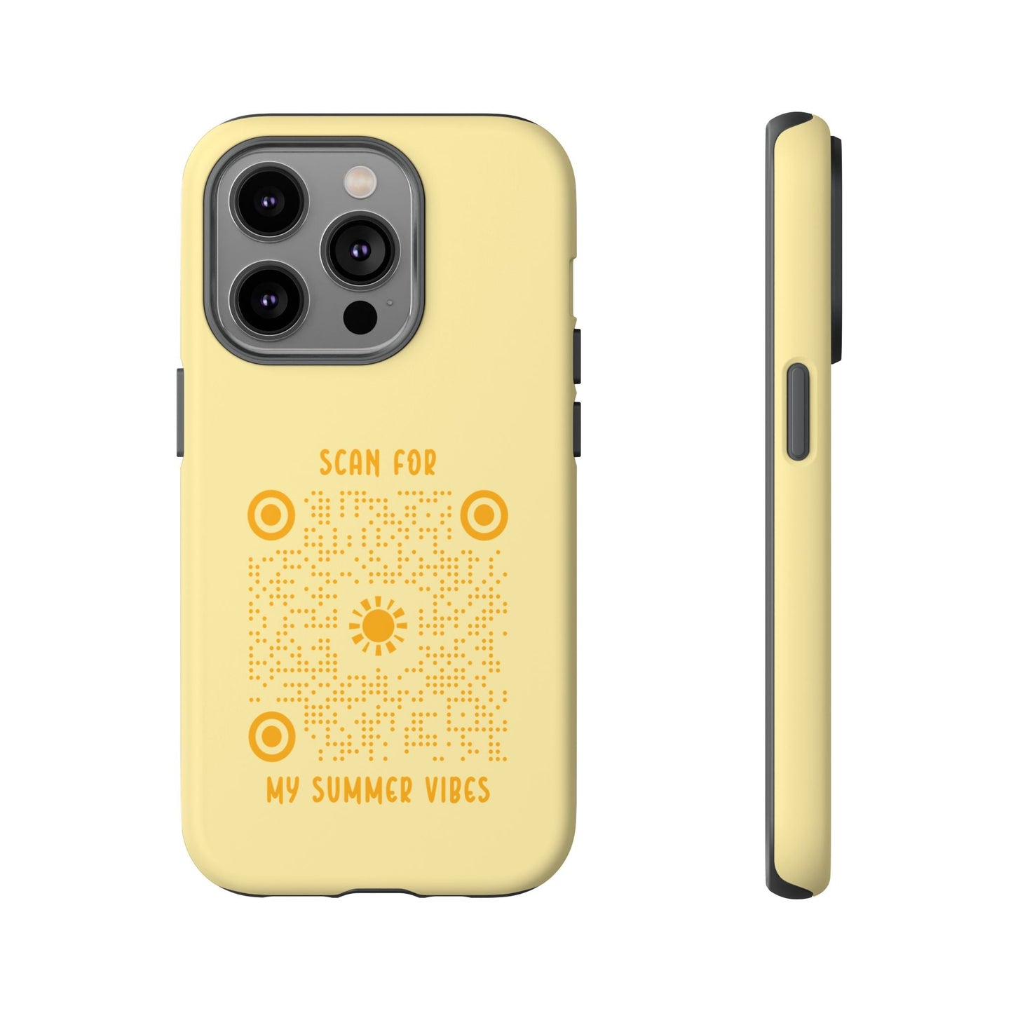 Summer – Tough Case – Yellow – Scan for My Summer Vibes - QR NATION