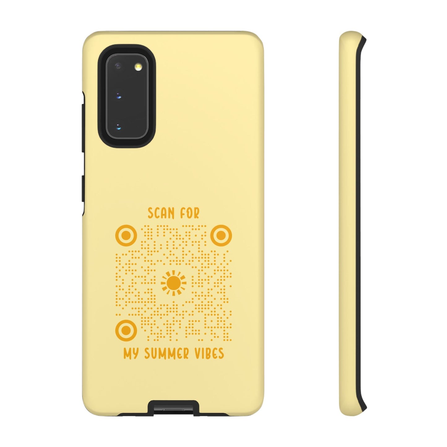 Summer – Tough Case – Yellow – Scan for My Summer Vibes - QR NATION