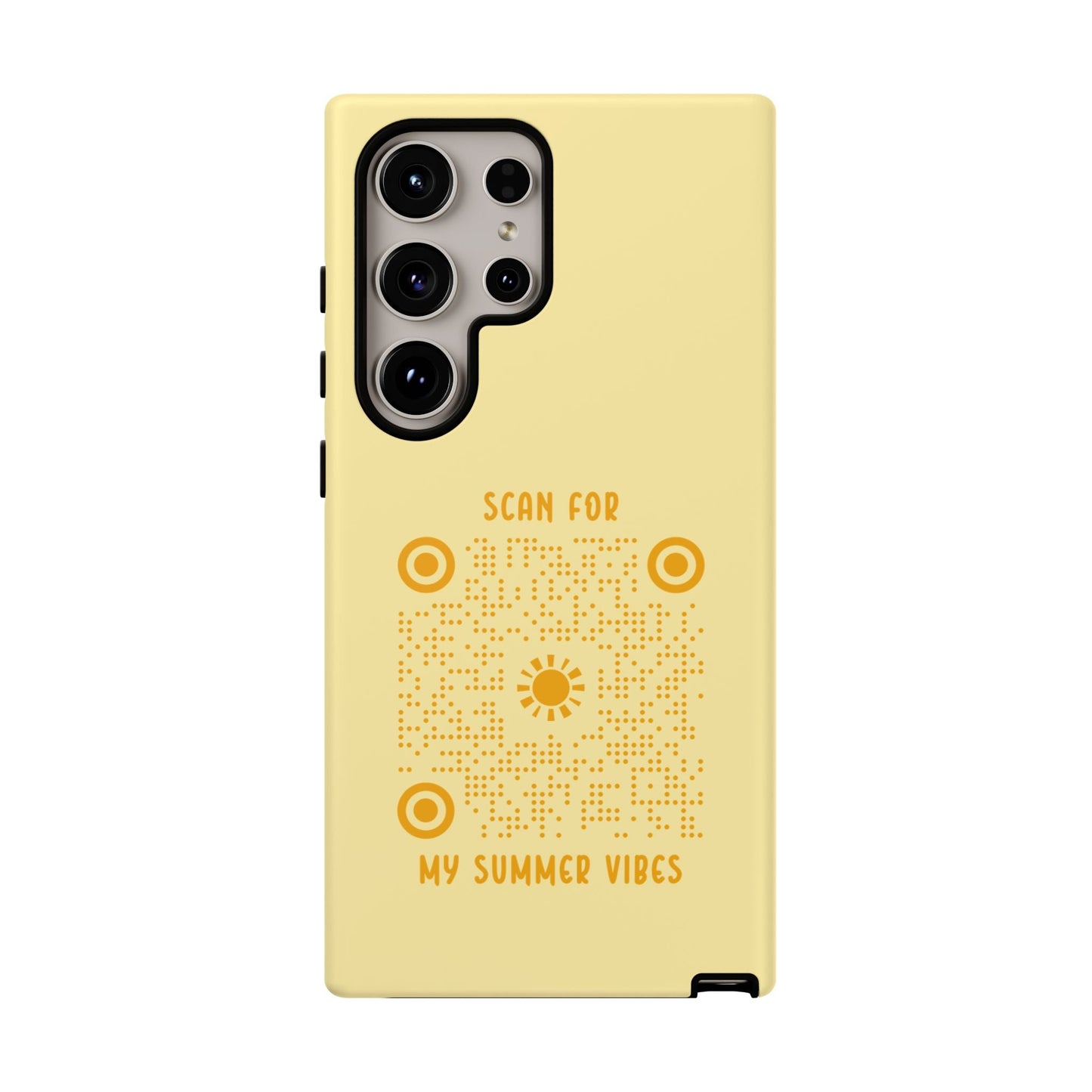 Summer – Tough Case – Yellow – Scan for My Summer Vibes - QR NATION