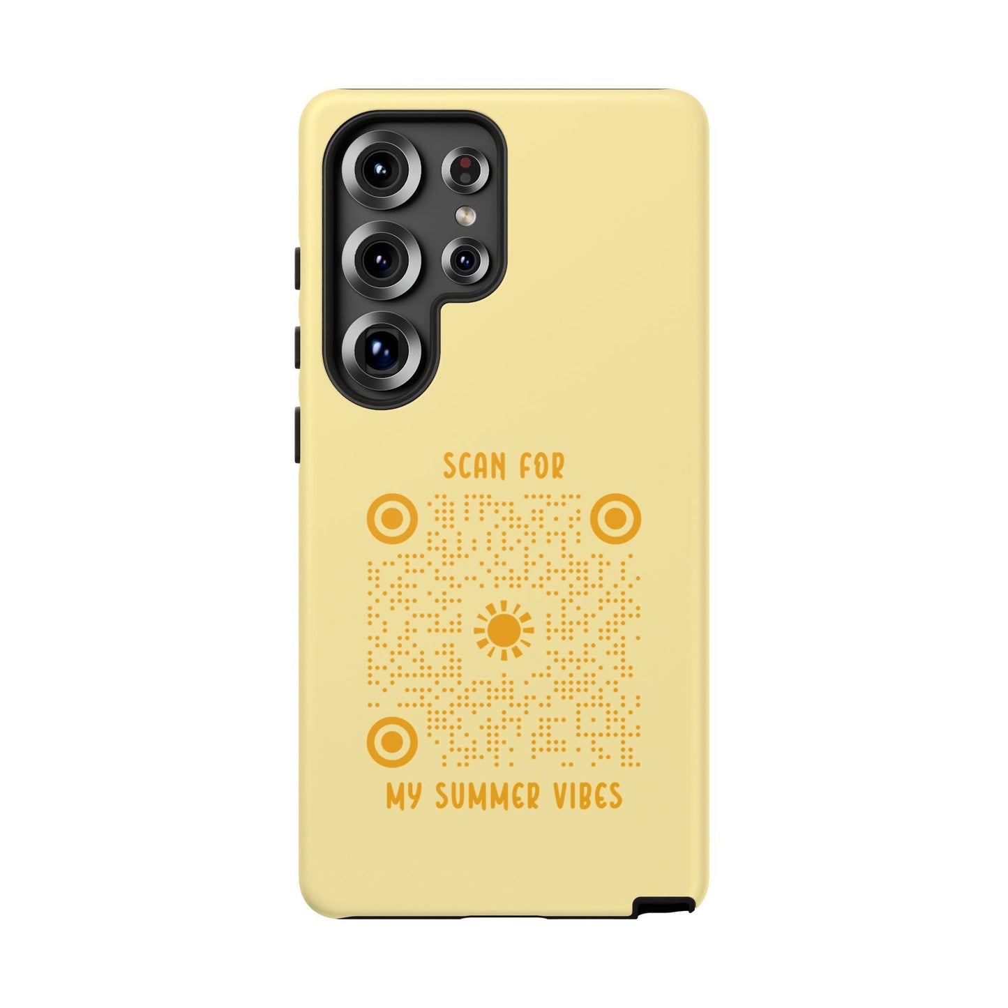 Summer – Tough Case – Yellow – Scan for My Summer Vibes - QR NATION
