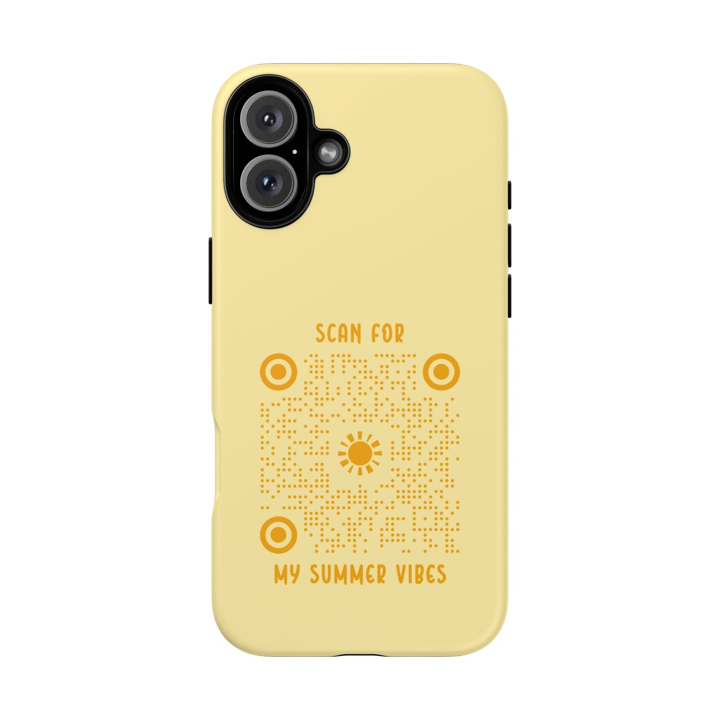 Summer – Tough Case – Yellow – Scan for My Summer Vibes - QR NATION