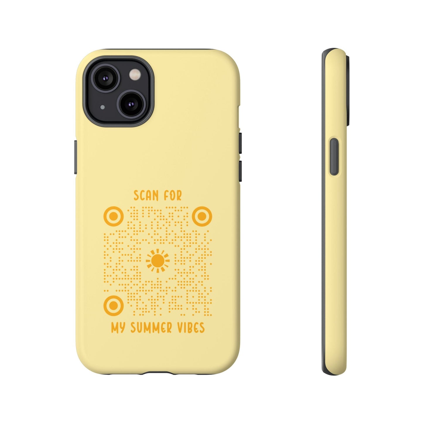 Summer – Tough Case – Yellow – Scan for My Summer Vibes - QR NATION