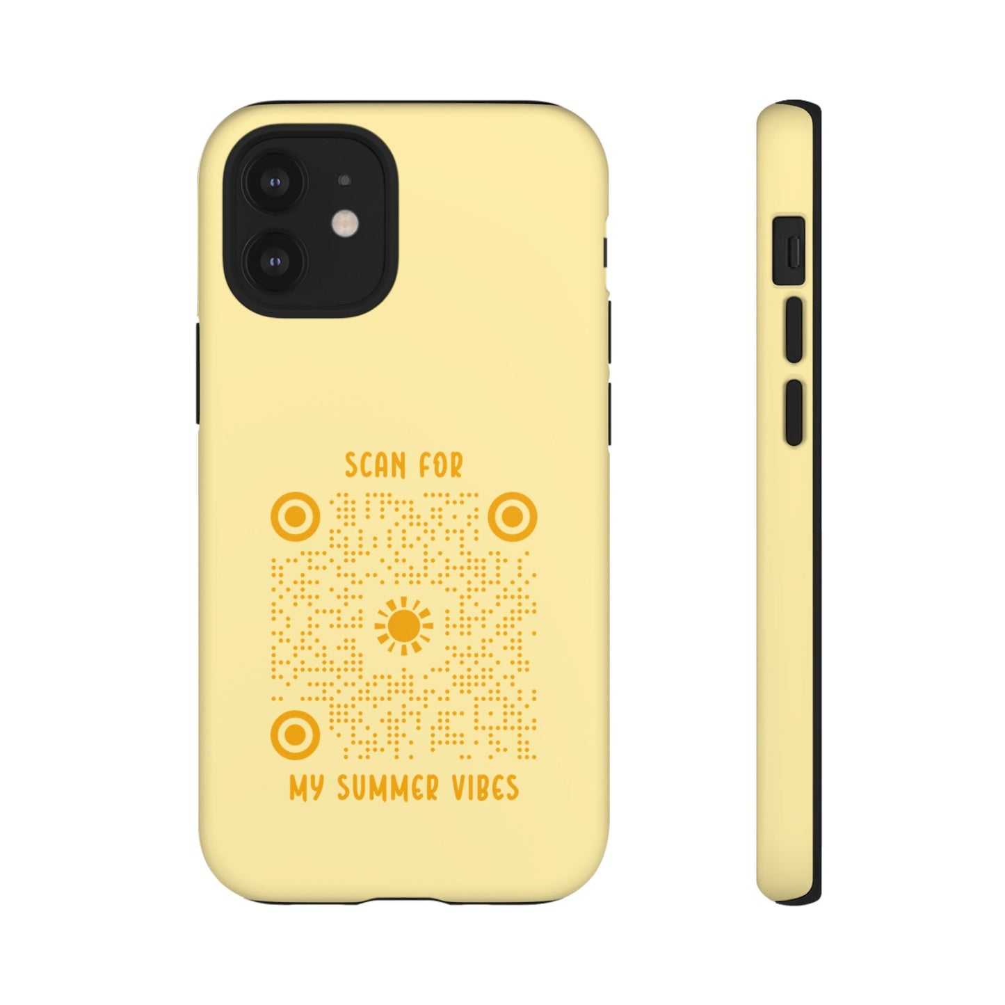 Summer – Tough Case – Yellow – Scan for My Summer Vibes - QR NATION