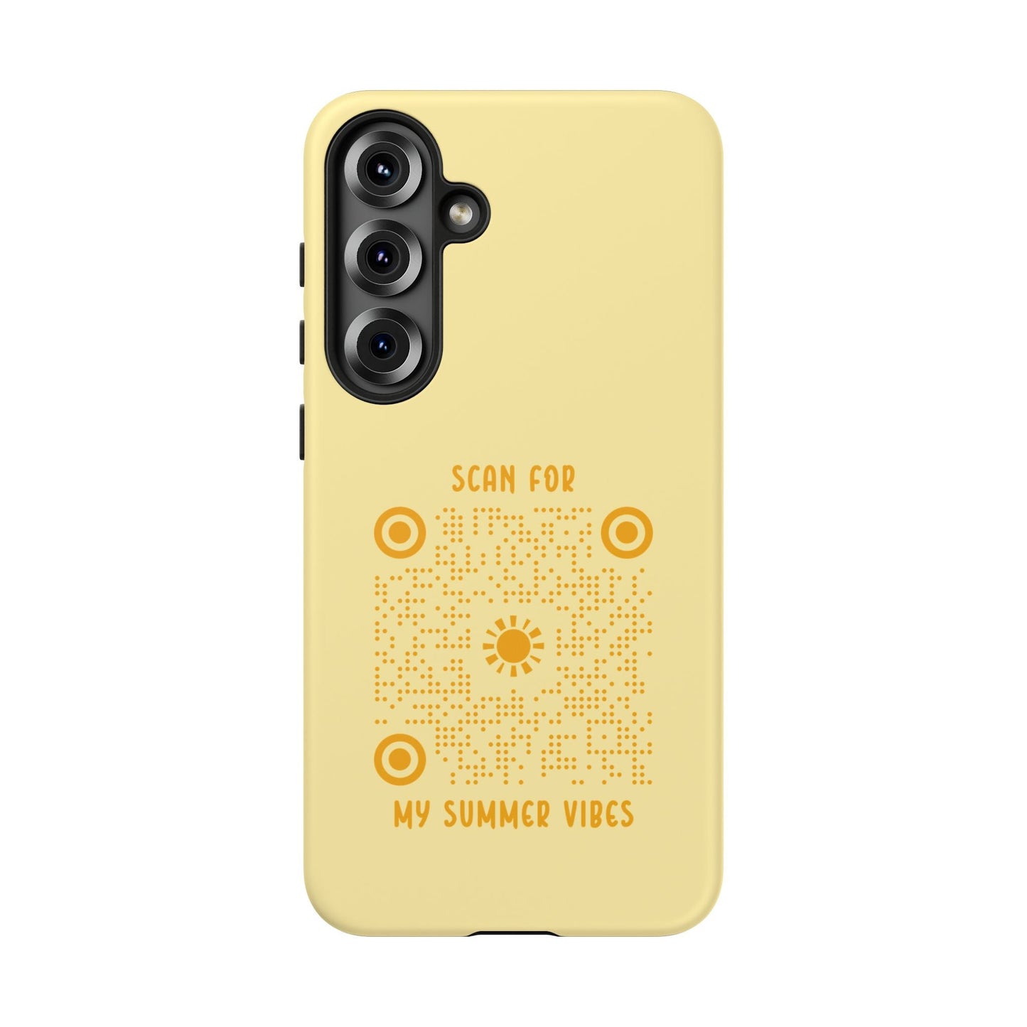 Summer – Tough Case – Yellow – Scan for My Summer Vibes - QR NATION