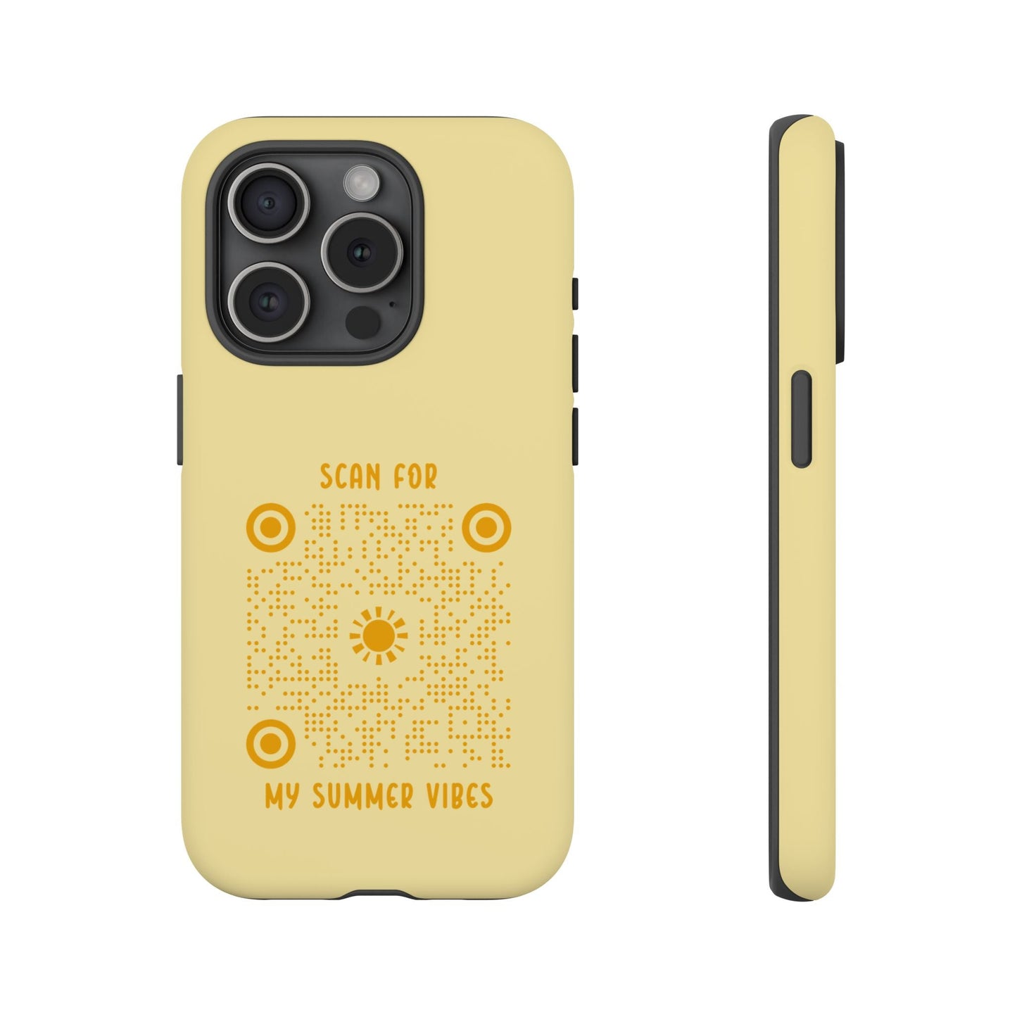 Summer – Tough Case – Yellow – Scan for My Summer Vibes - QR NATION