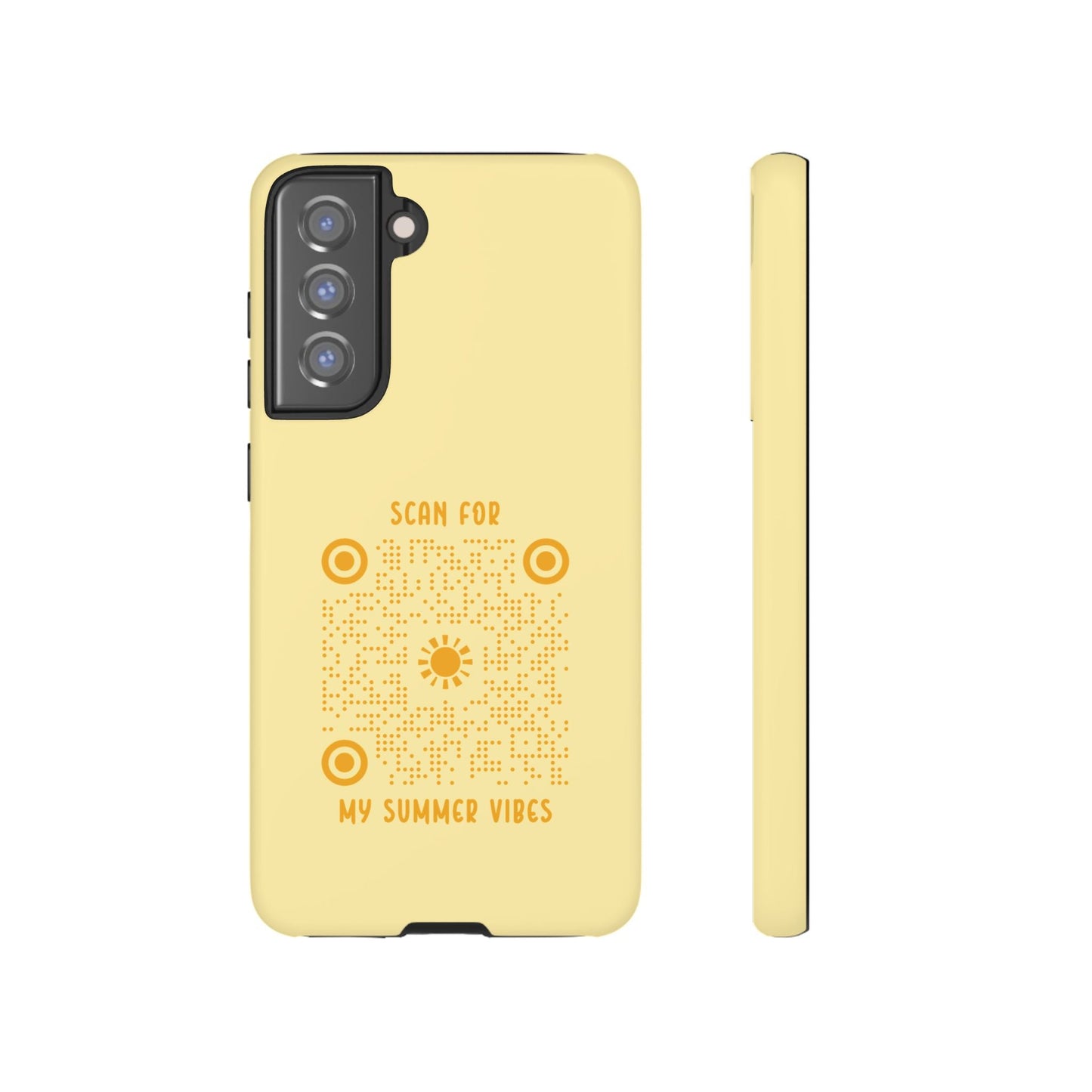 Summer – Tough Case – Yellow – Scan for My Summer Vibes - QR NATION