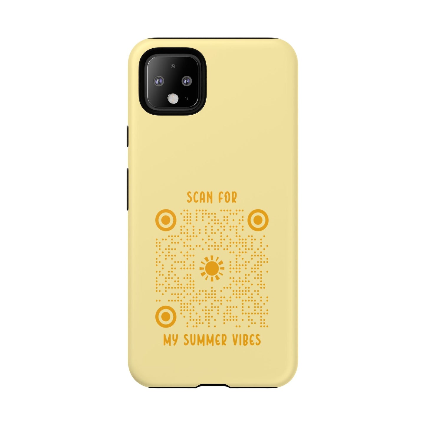 Summer – Tough Case – Yellow – Scan for My Summer Vibes - QR NATION