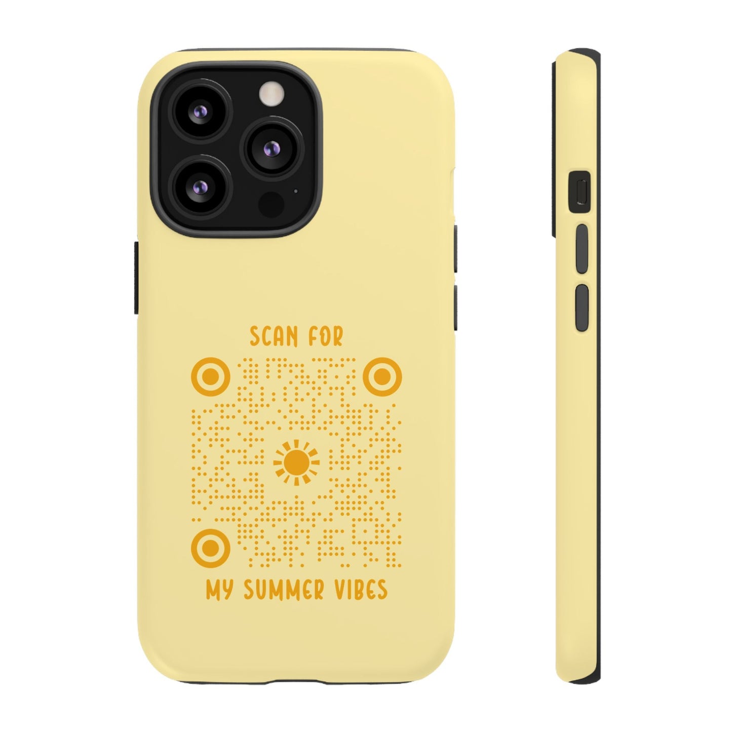 Summer – Tough Case – Yellow – Scan for My Summer Vibes - QR NATION