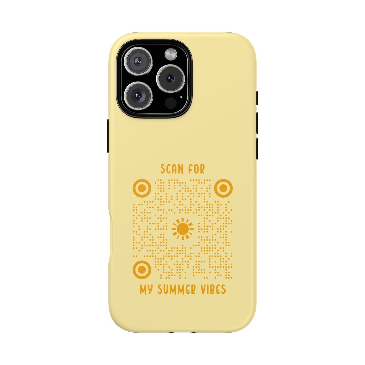 Summer – Tough Case – Yellow – Scan for My Summer Vibes - QR NATION