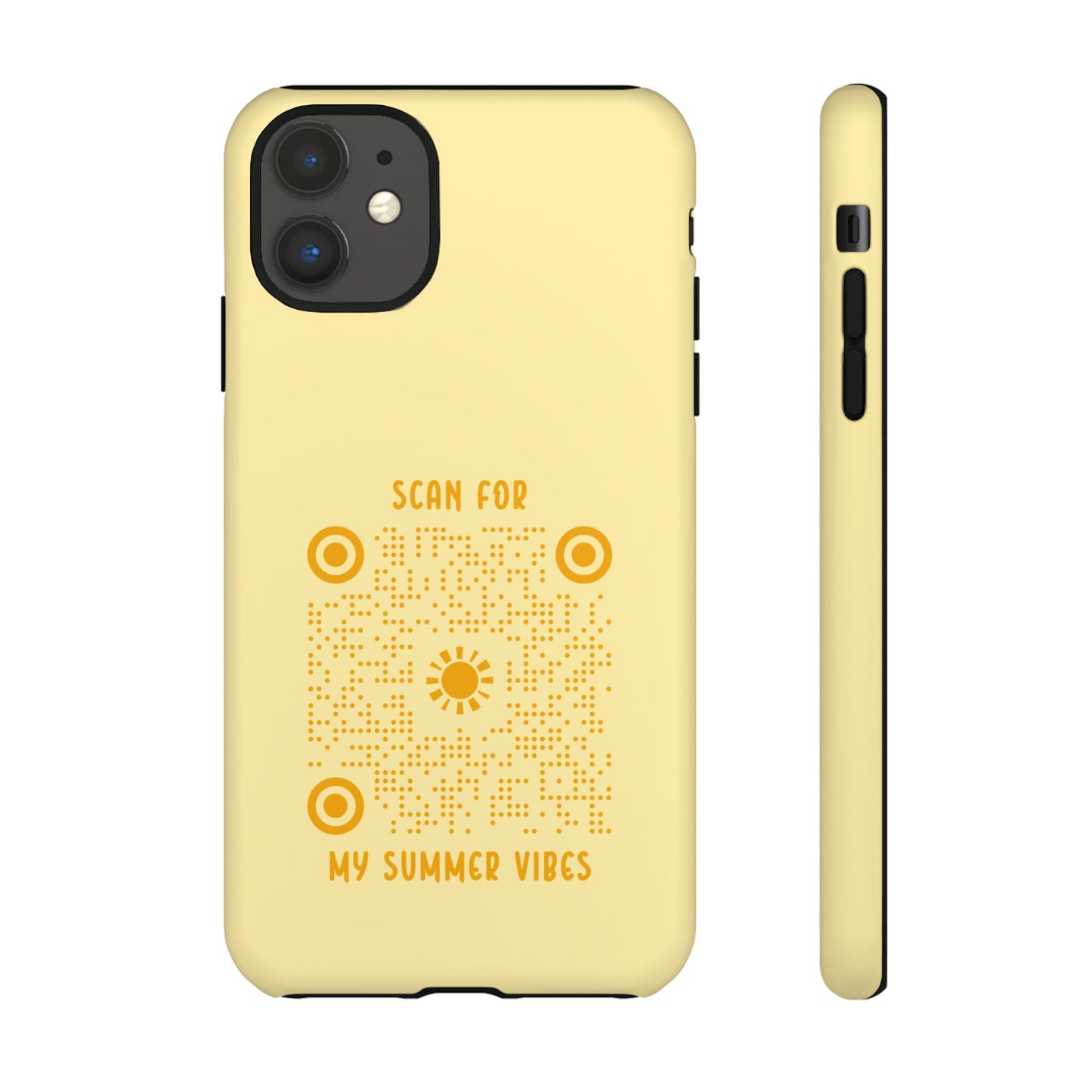 Summer – Tough Case – Yellow – Scan for My Summer Vibes - QR NATION
