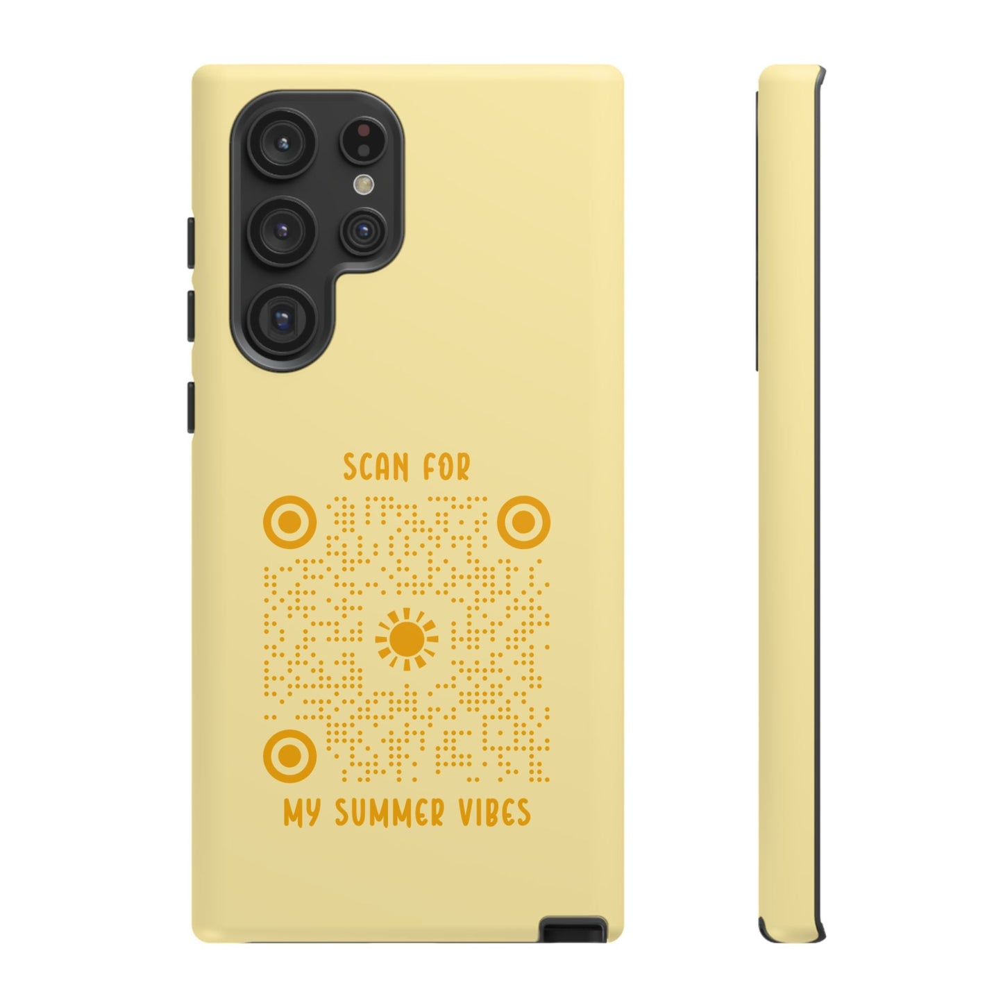 Summer – Tough Case – Yellow – Scan for My Summer Vibes - QR NATION