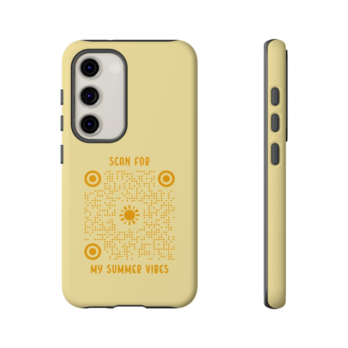 Summer – Tough Case – Yellow – Scan for My Summer Vibes - QR NATION