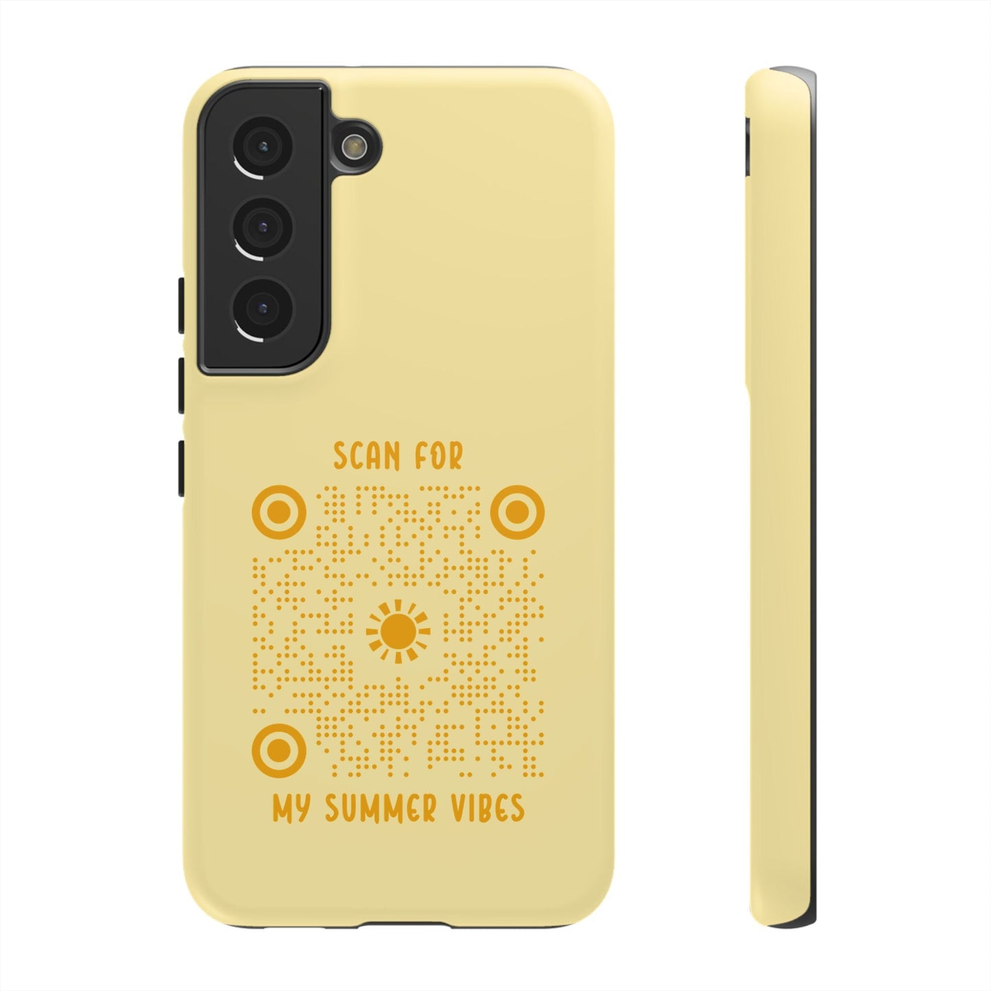 Summer – Tough Case – Yellow – Scan for My Summer Vibes - QR NATION