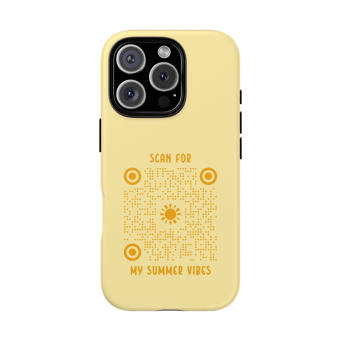 Summer – Tough Case – Yellow – Scan for My Summer Vibes - QR NATION