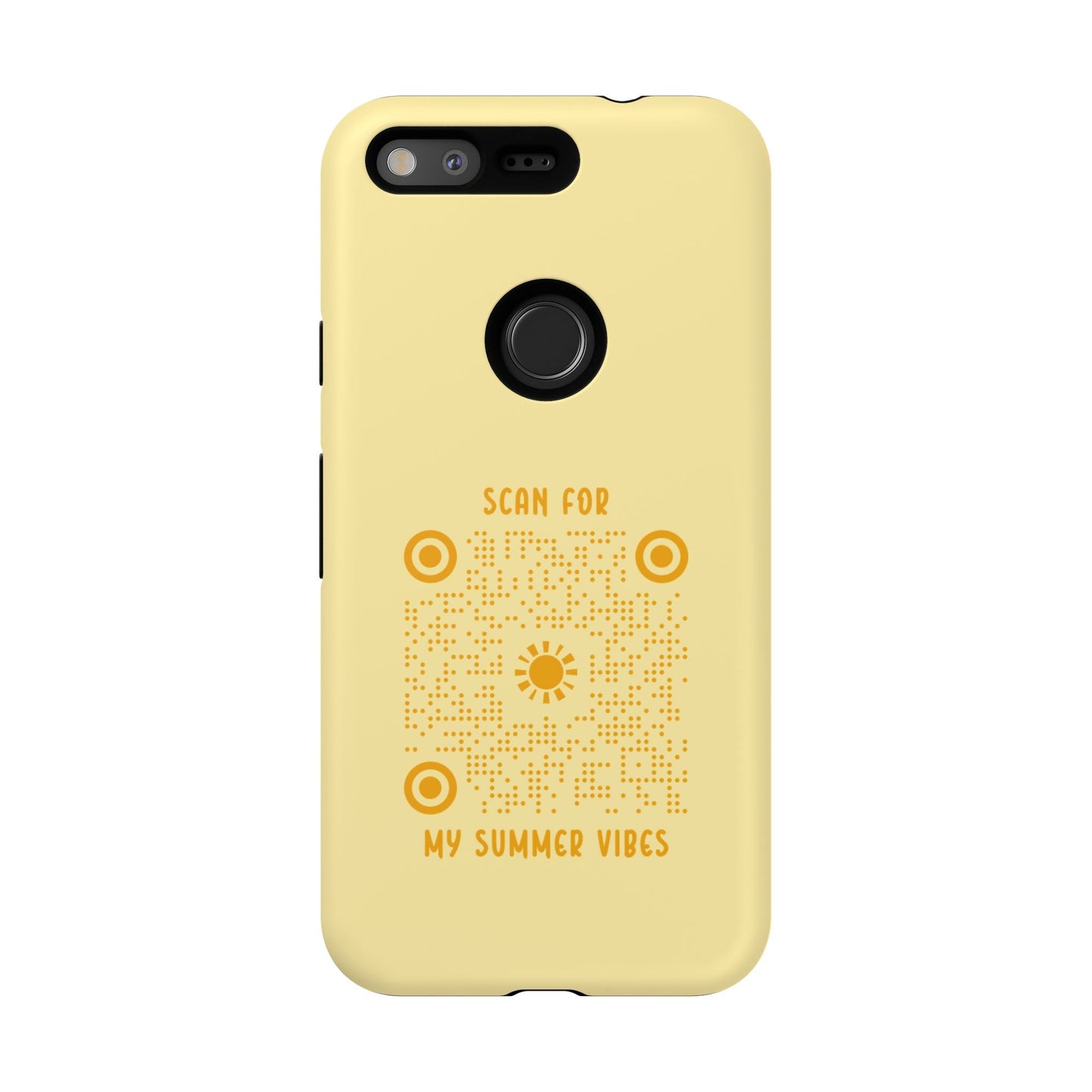 Summer – Tough Case – Yellow – Scan for My Summer Vibes - QR NATION