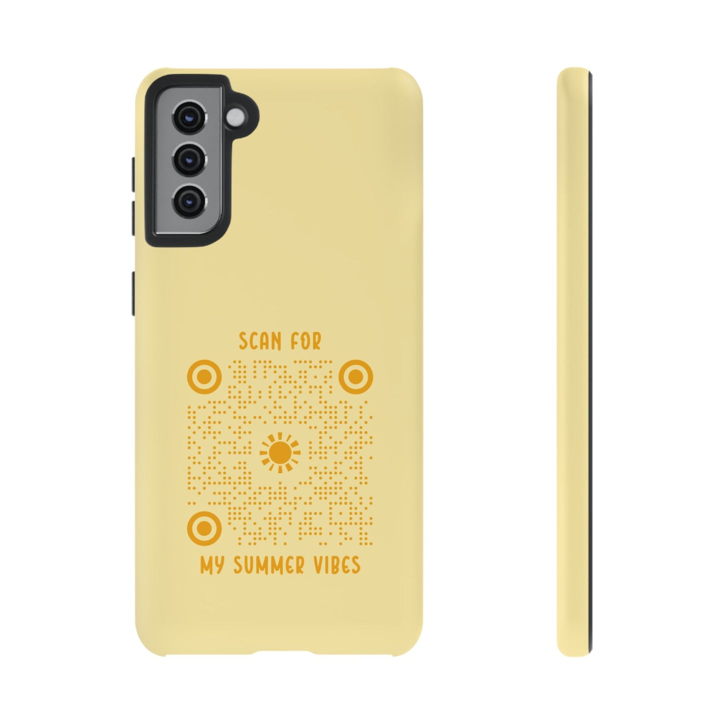 Summer – Tough Case – Yellow – Scan for My Summer Vibes - QR NATION